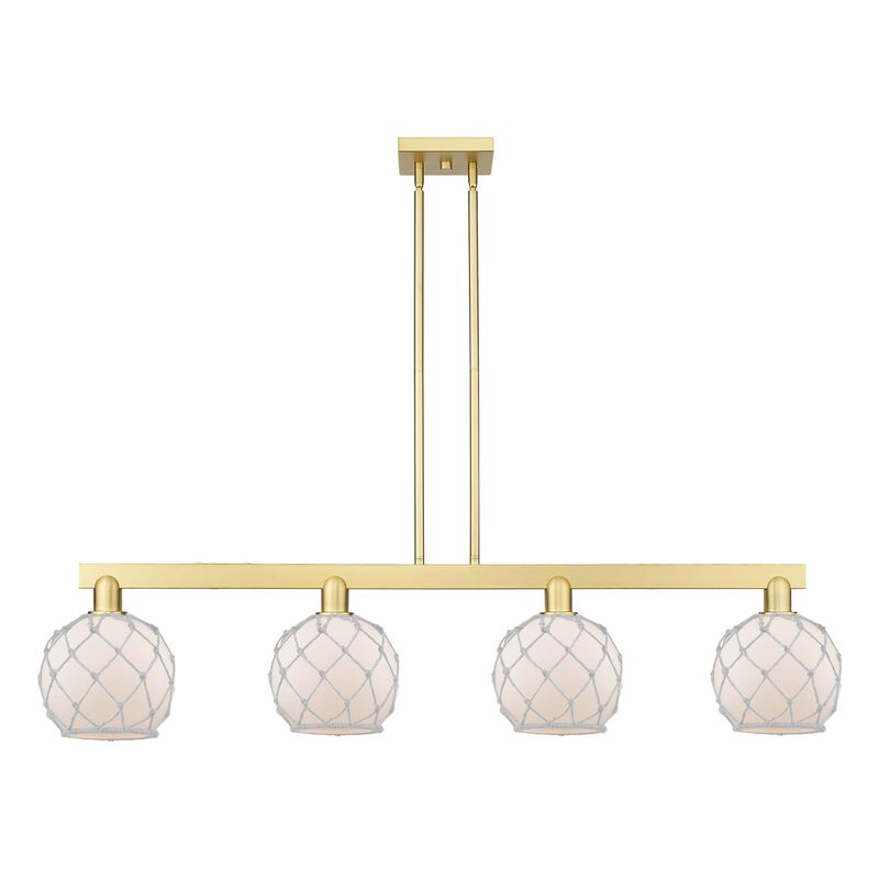 Bruno Marashlian Farmhouse Rope 51 Inch Linear Suspension Light by Innovations Lighting