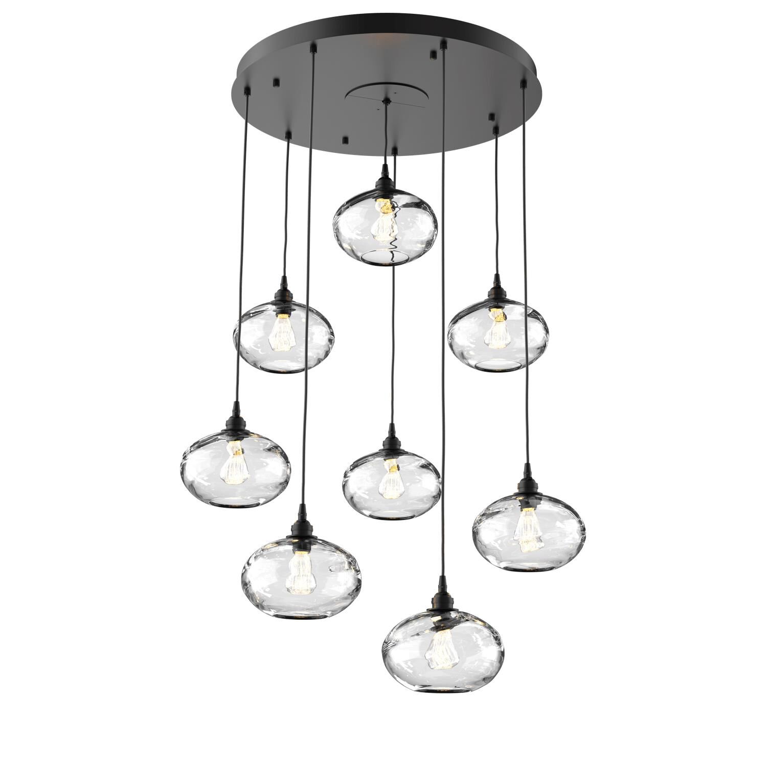 Coppa 29 Inch 8 Light Multi Light Pendant by Hammerton Studio