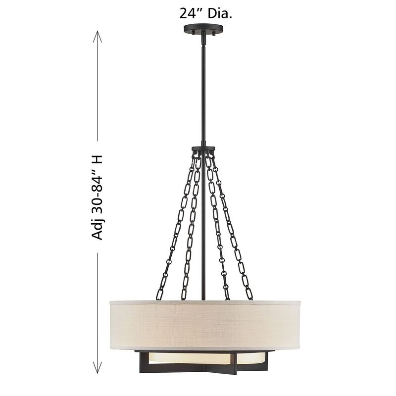 Brentwood 24 Inch Large Pendant by Savoy House