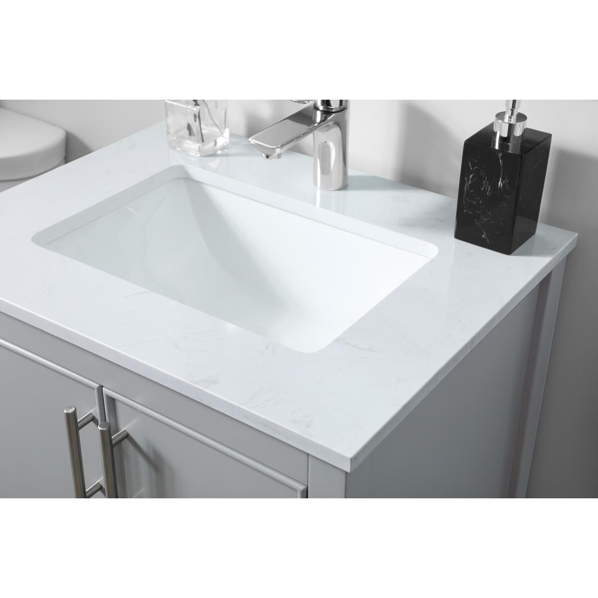 Shown in Grey finish