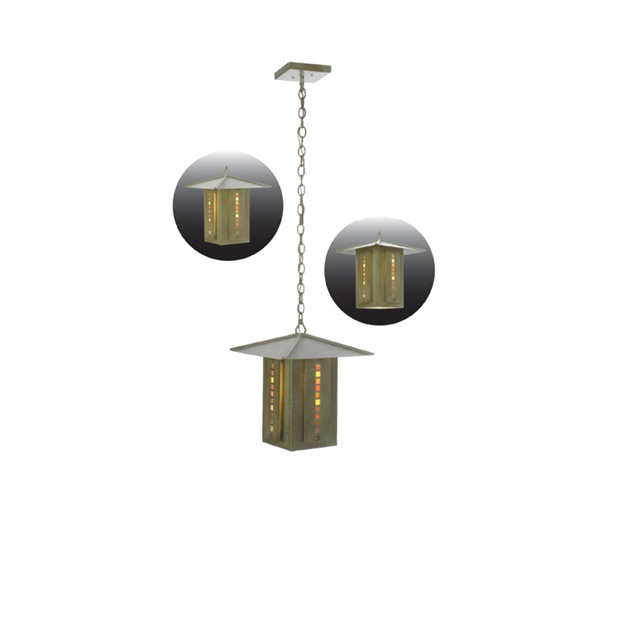 Moss Creek Stepping Stone 20 Inch LED Cage Pendant by Meyda Lighting