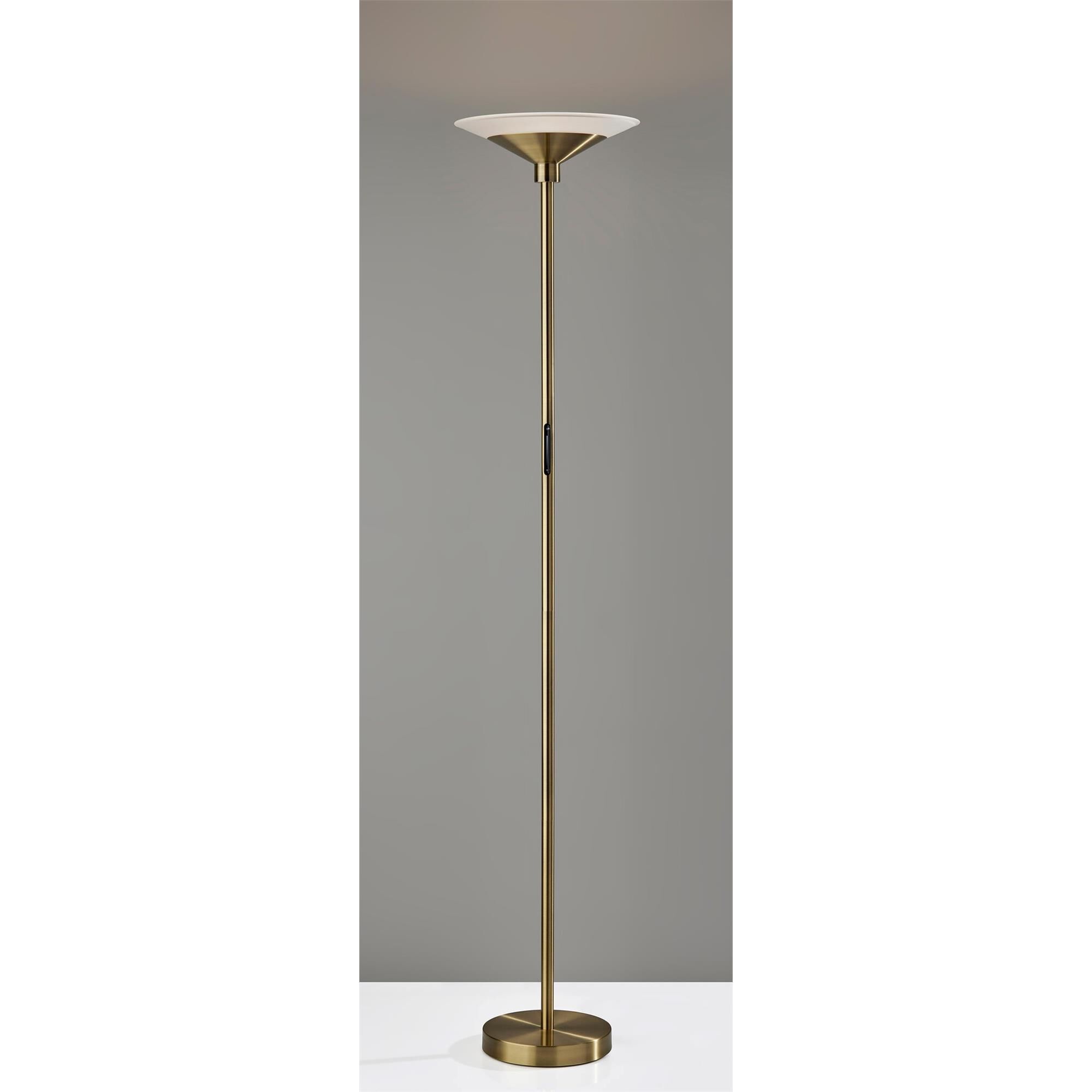 Solar 71 Inch Torchiere Lamp,