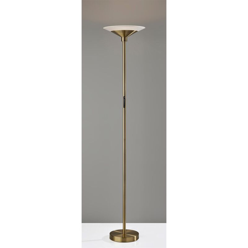 Solar 71 Inch Torchiere Lamp by Adesso