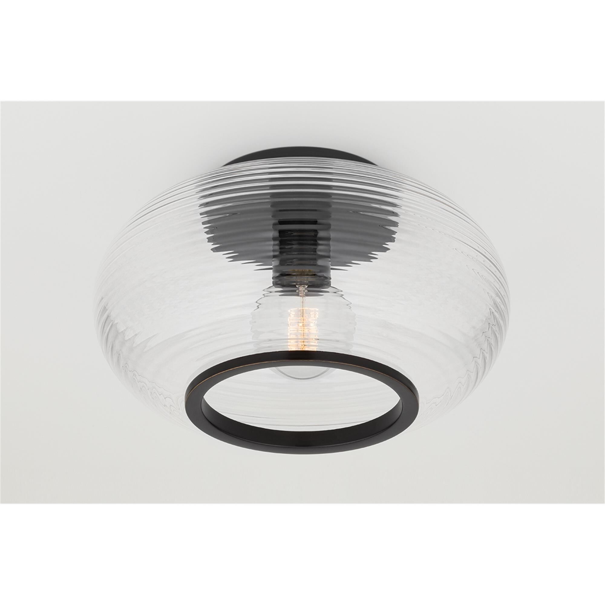 Maggie 13 Inch Semi Flush Mount,