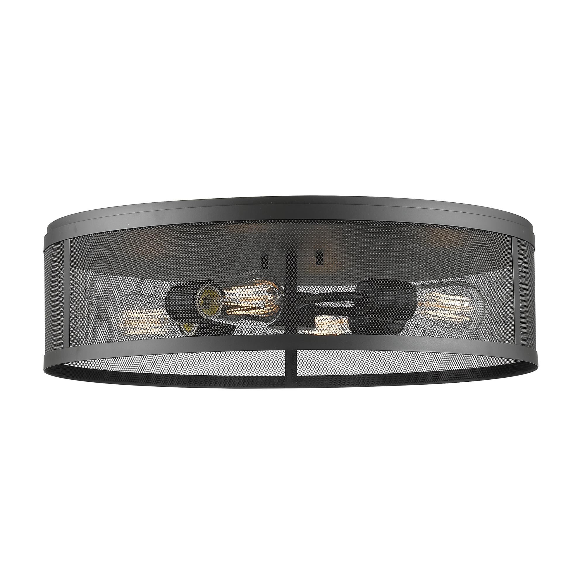 Meshsmith 21 Inch 4 Light Flush Mount by Z-Lite