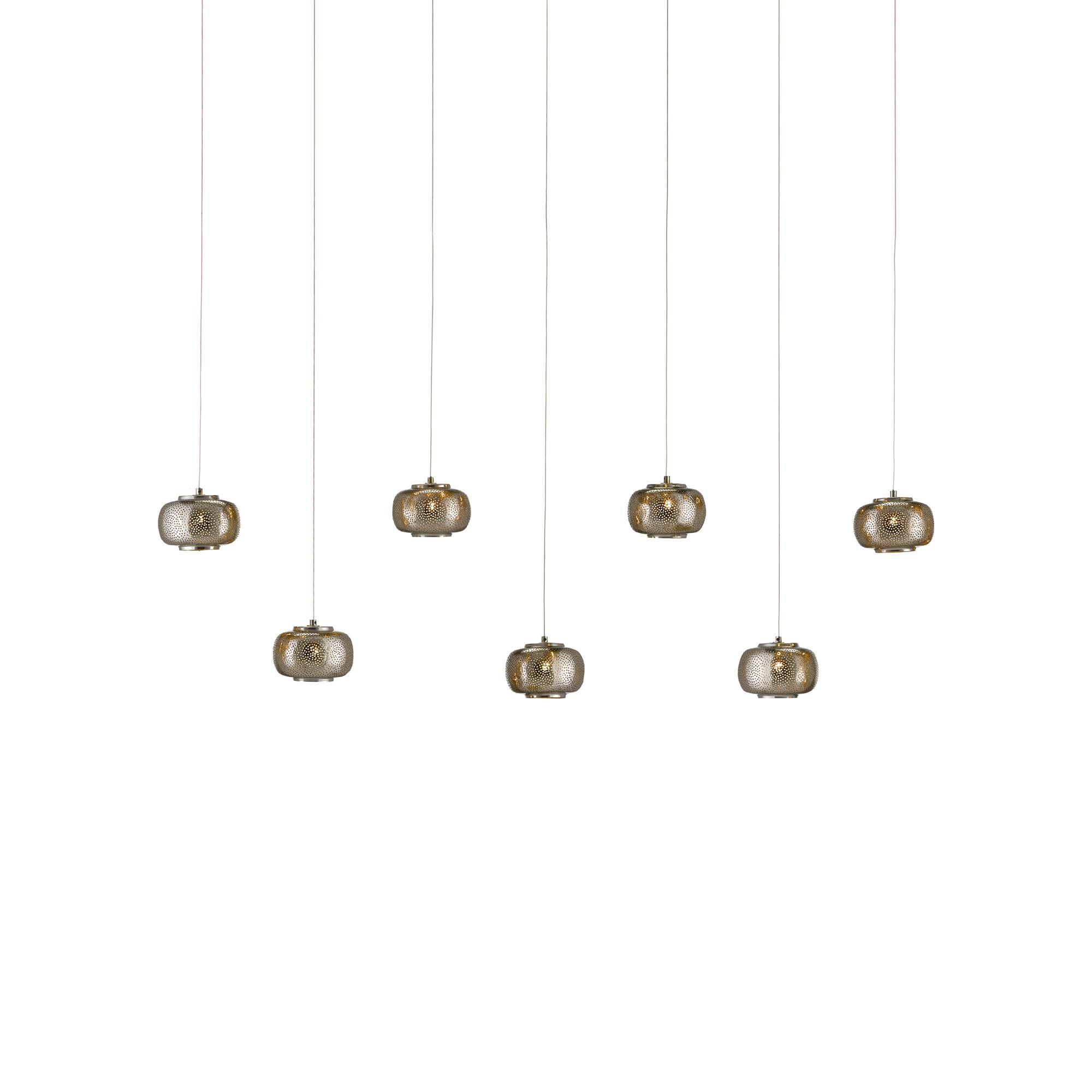 Shown in Nickel, Silver finish and Nickel/Metal shade