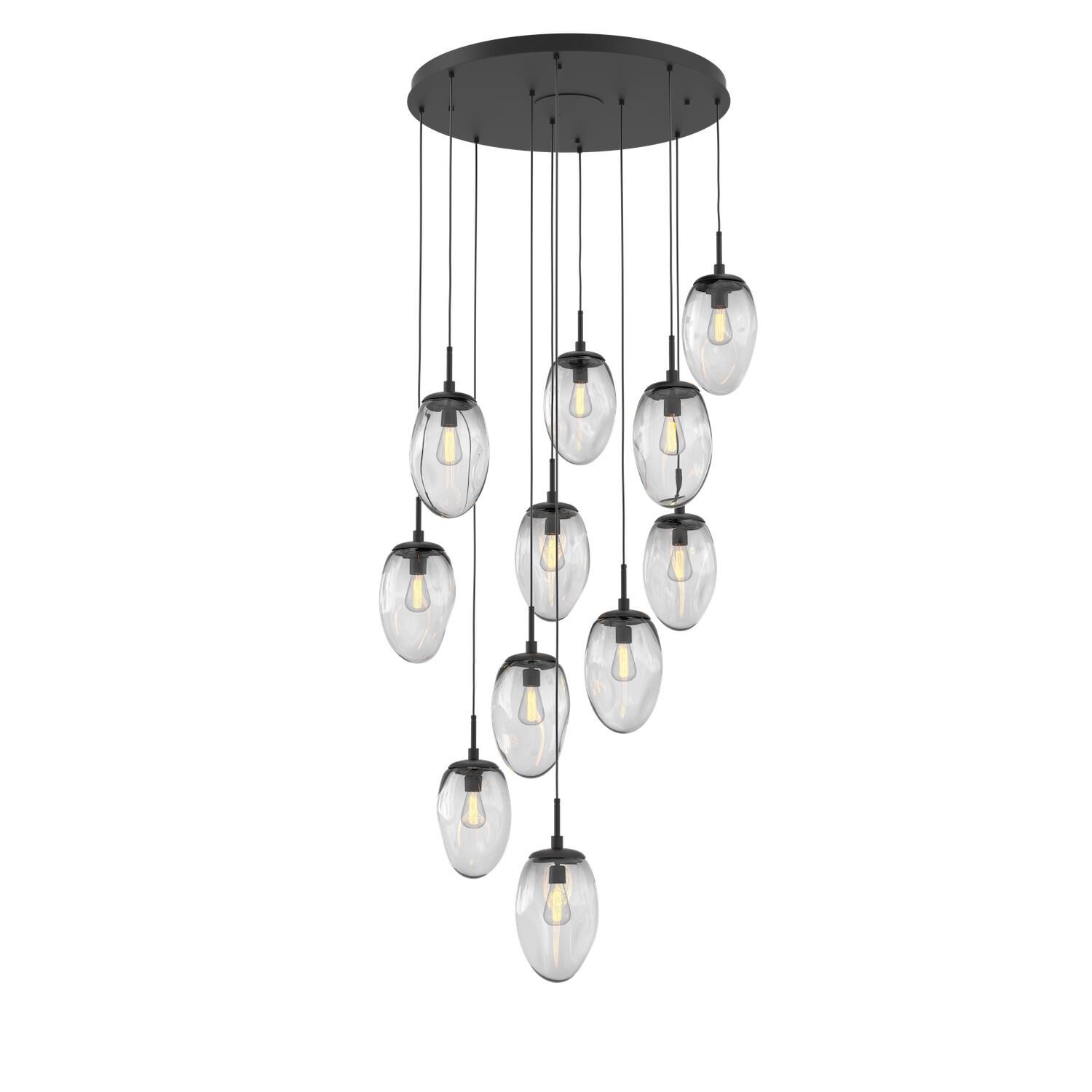 Levi Wilson Nebula 35 Inch 11 Light Multi Light Pendant by Hammerton Studio