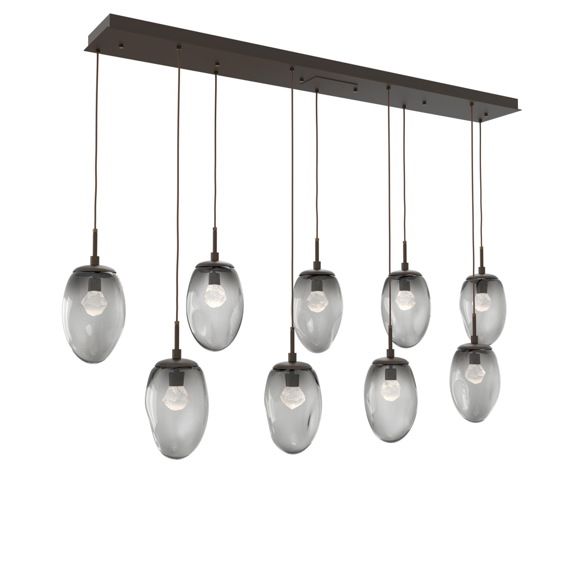 Levi Wilson Nebula 70 Inch 9 Light LED Linear Suspension Light by Hammerton Studio