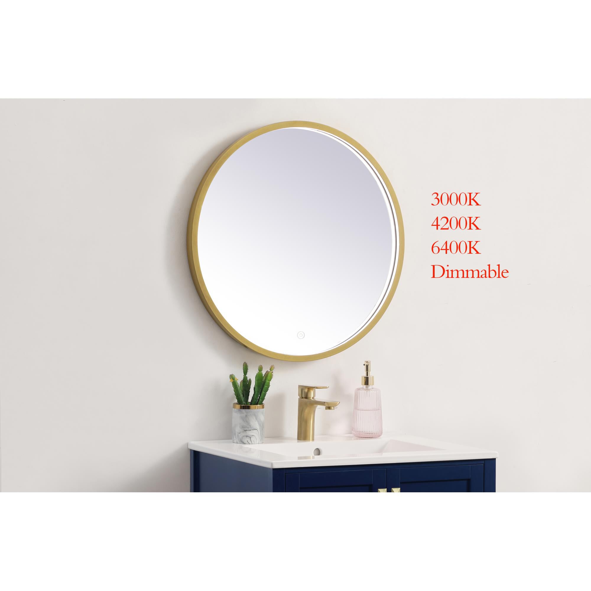 Pier LED Lighted Mirror by Elegant Decor