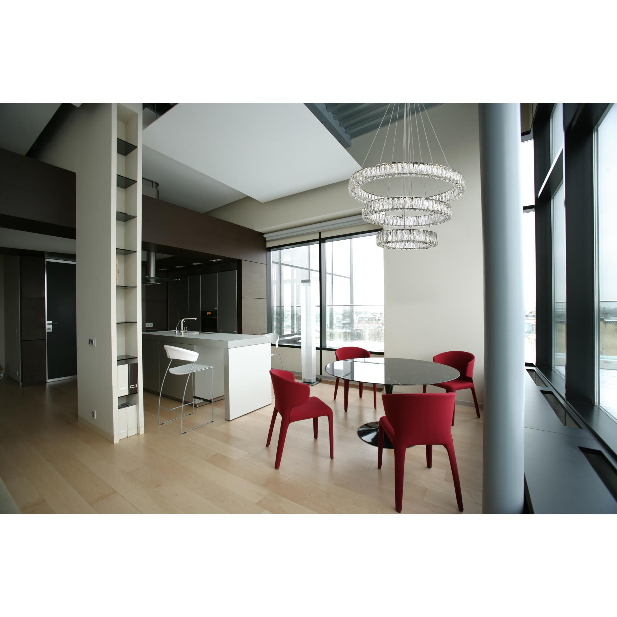 Shown in Chrome finish and Clear Royal Cut crystal