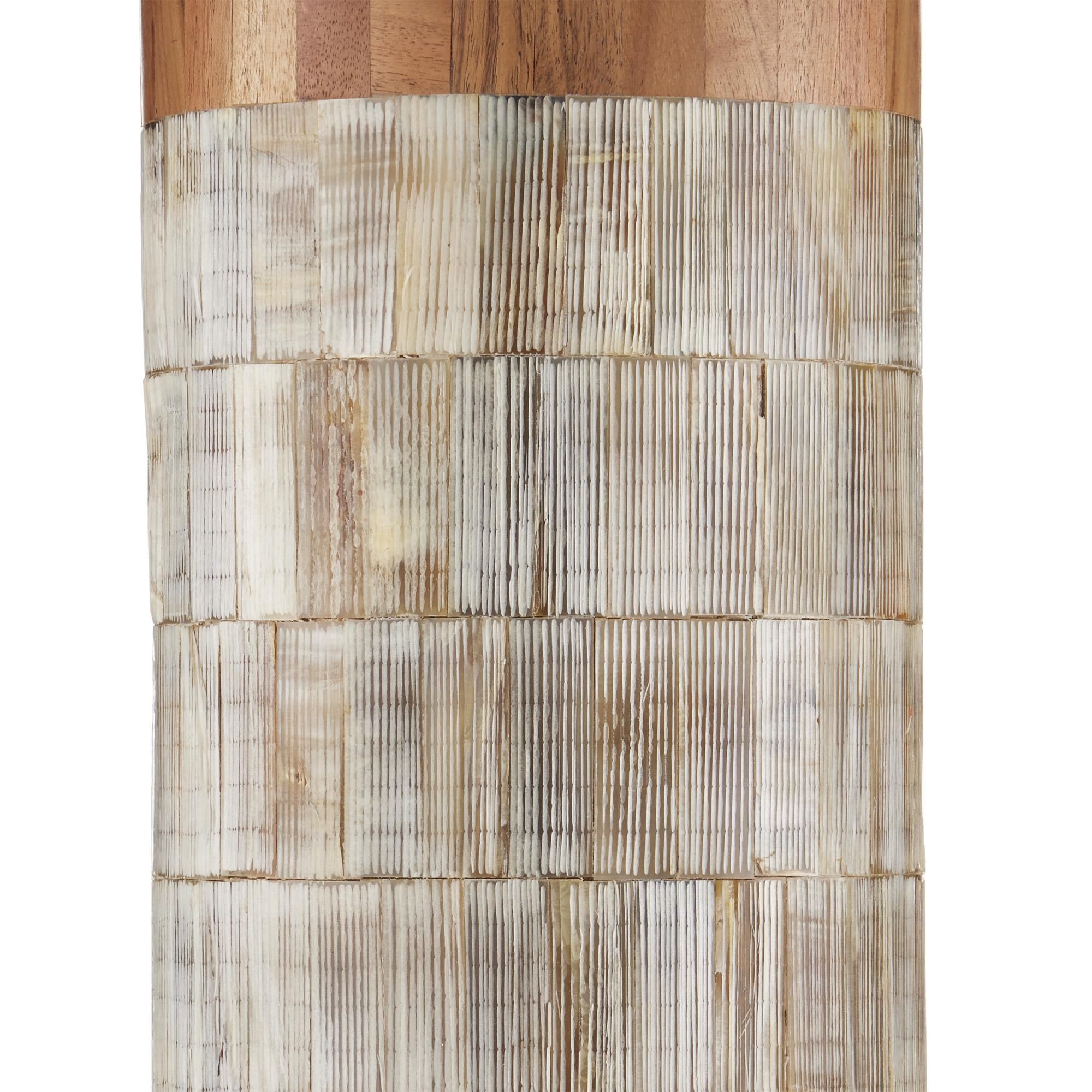 Shown in Natural, Brass finish and Natural Linen shade