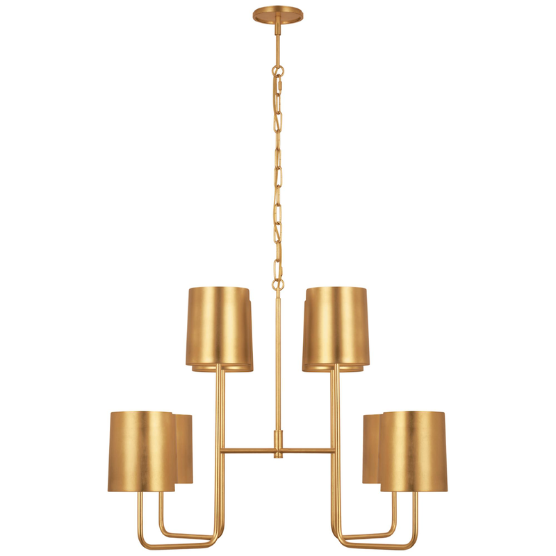 Barbara Barry Go Lightly 30 Inch 8 Light LED Chandelier by Visual Comfort Signature Collection