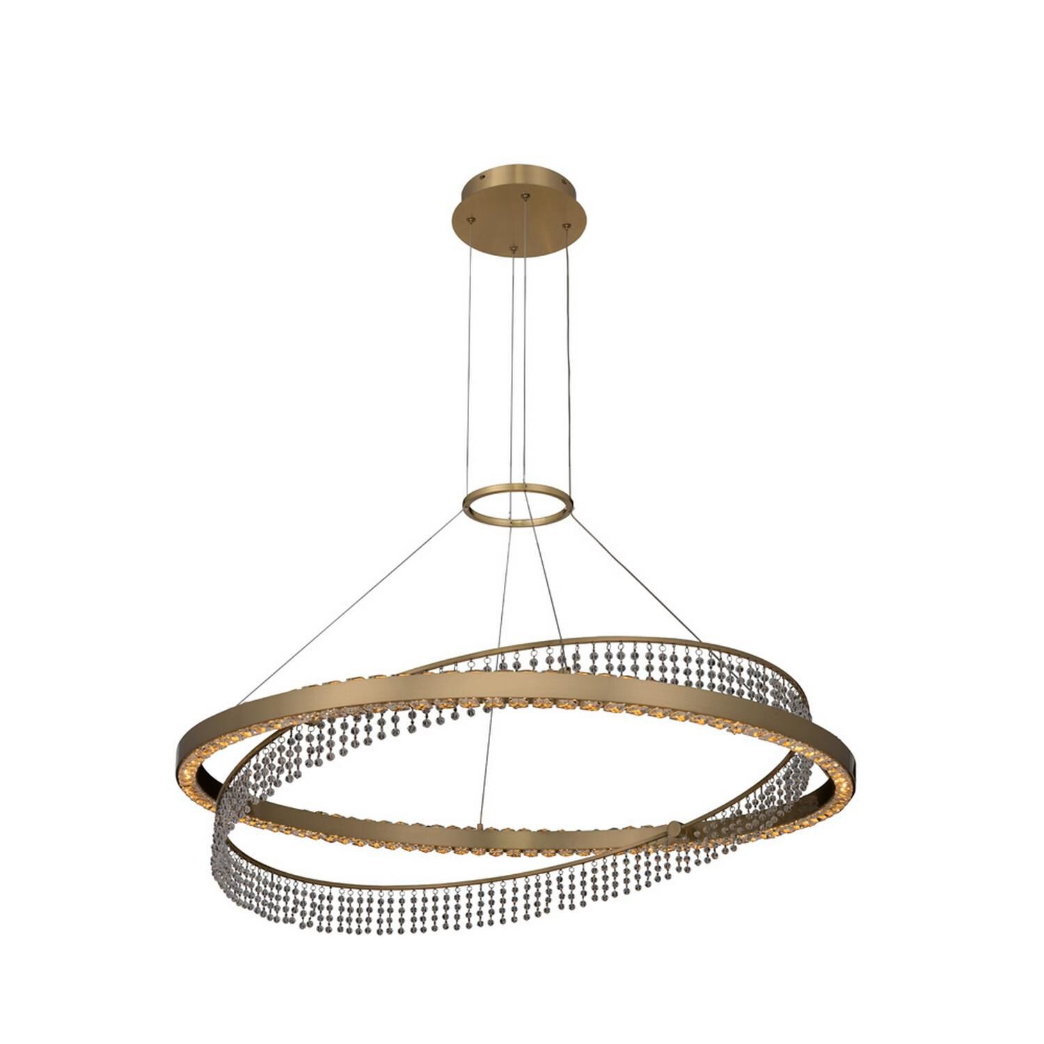 Saturno 36 Inch LED Large Pendant by Allegri
