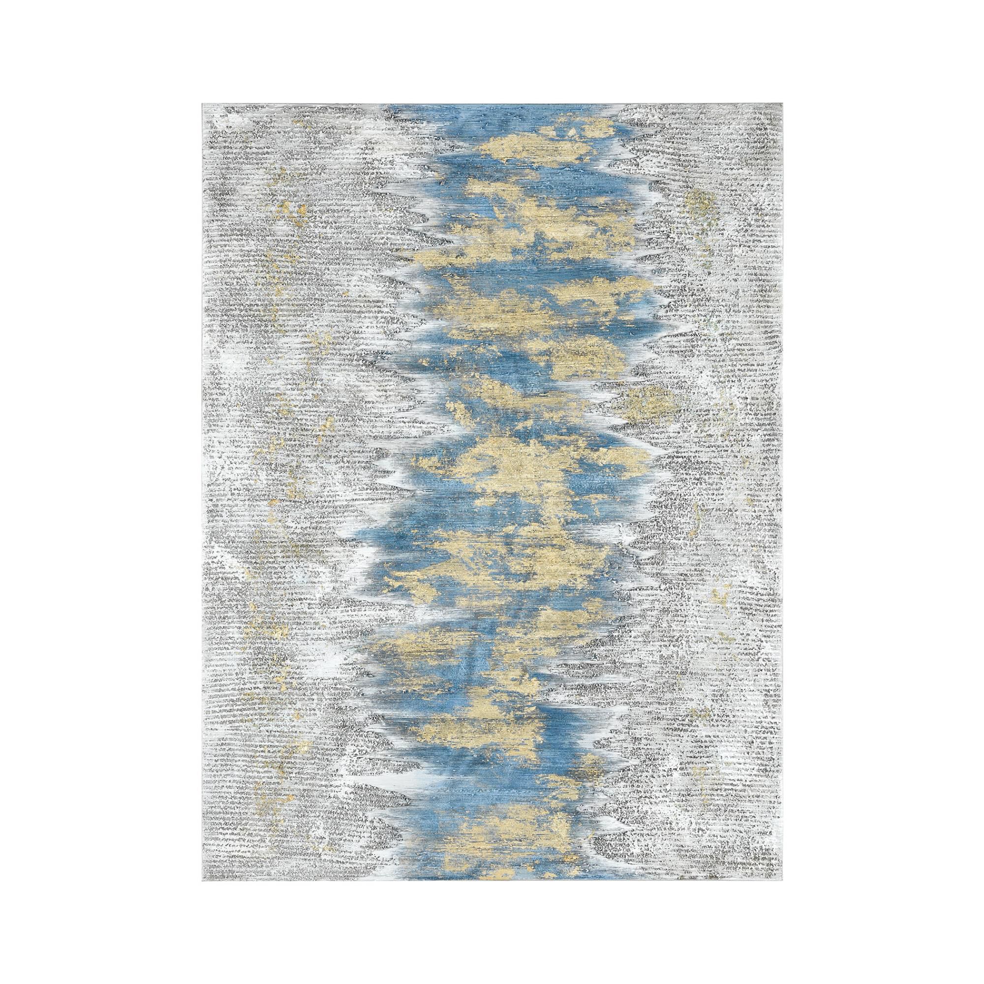 Shown in Grey- Blue- Gold finish 