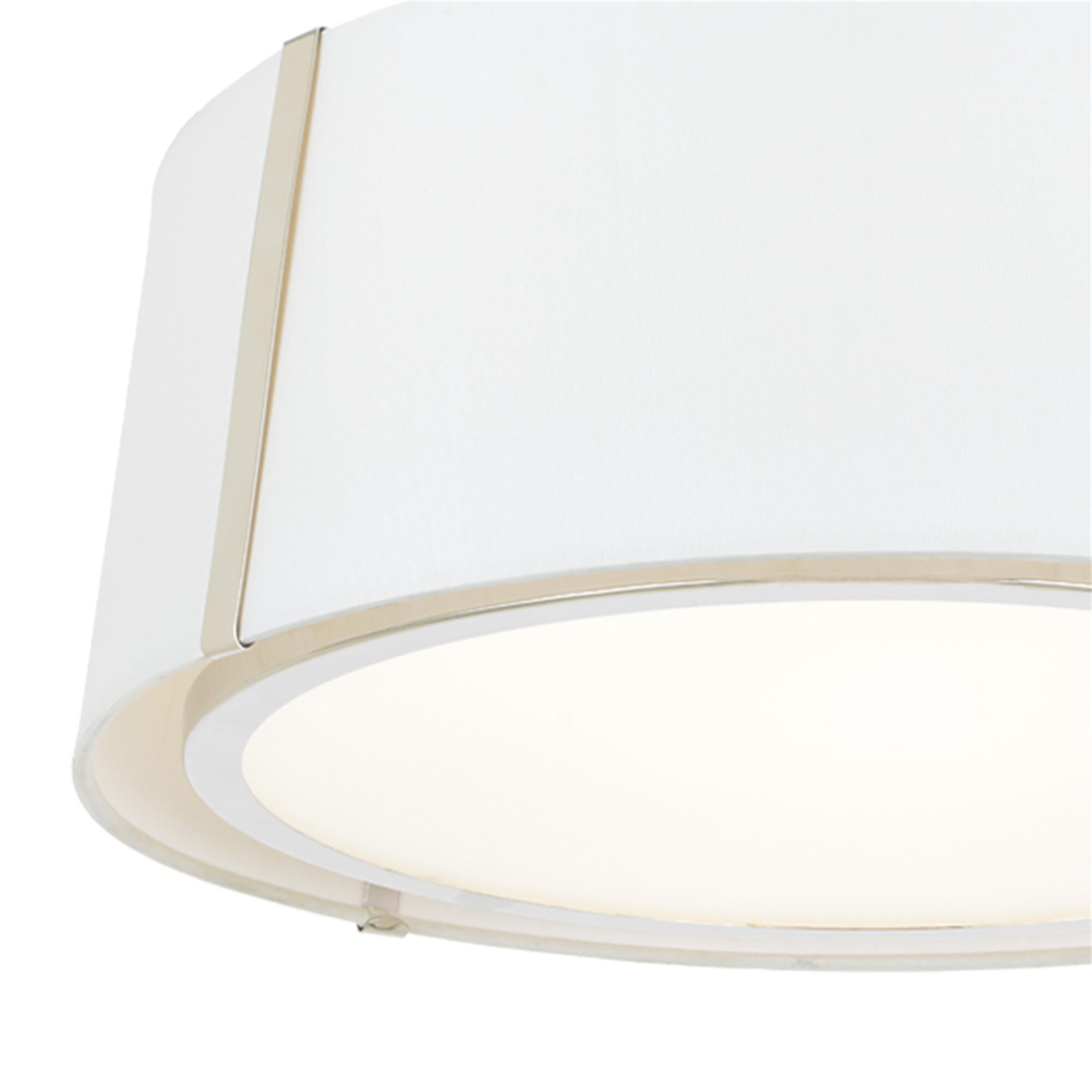 Fulton 18 Inch 3 Light Semi Flush Mount,