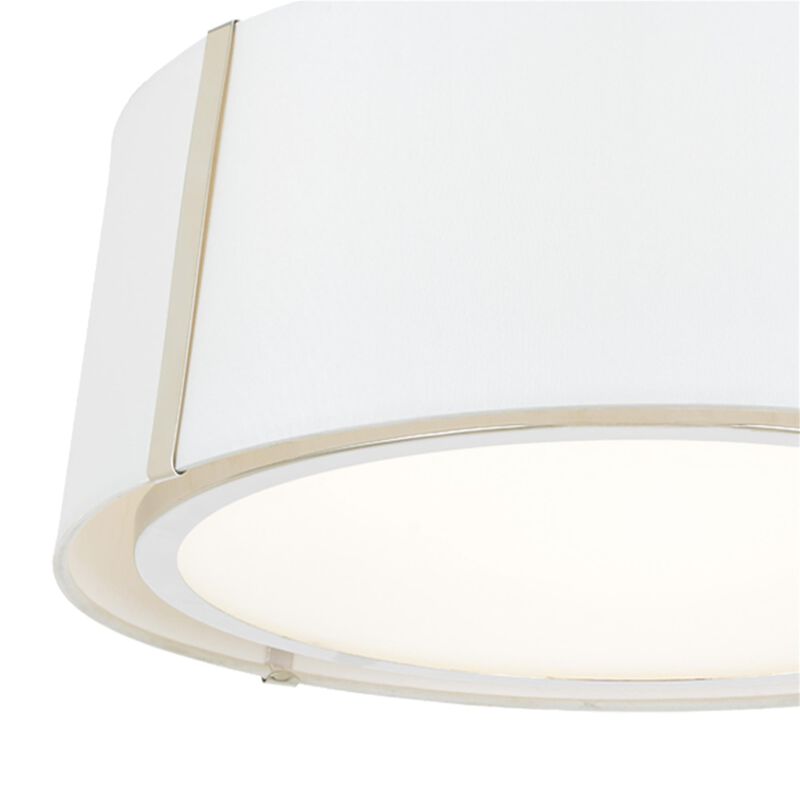 Fulton 18 Inch 3 Light Semi Flush Mount by Crystorama
