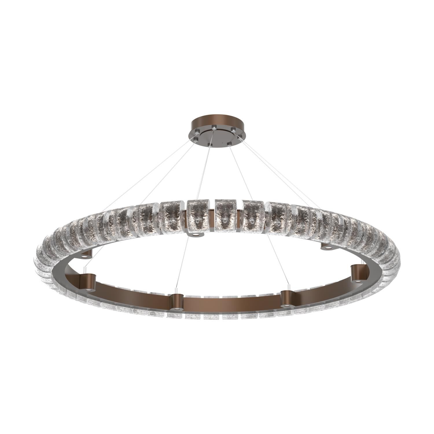 Shown in Burnished Bronze finish and Clear glass