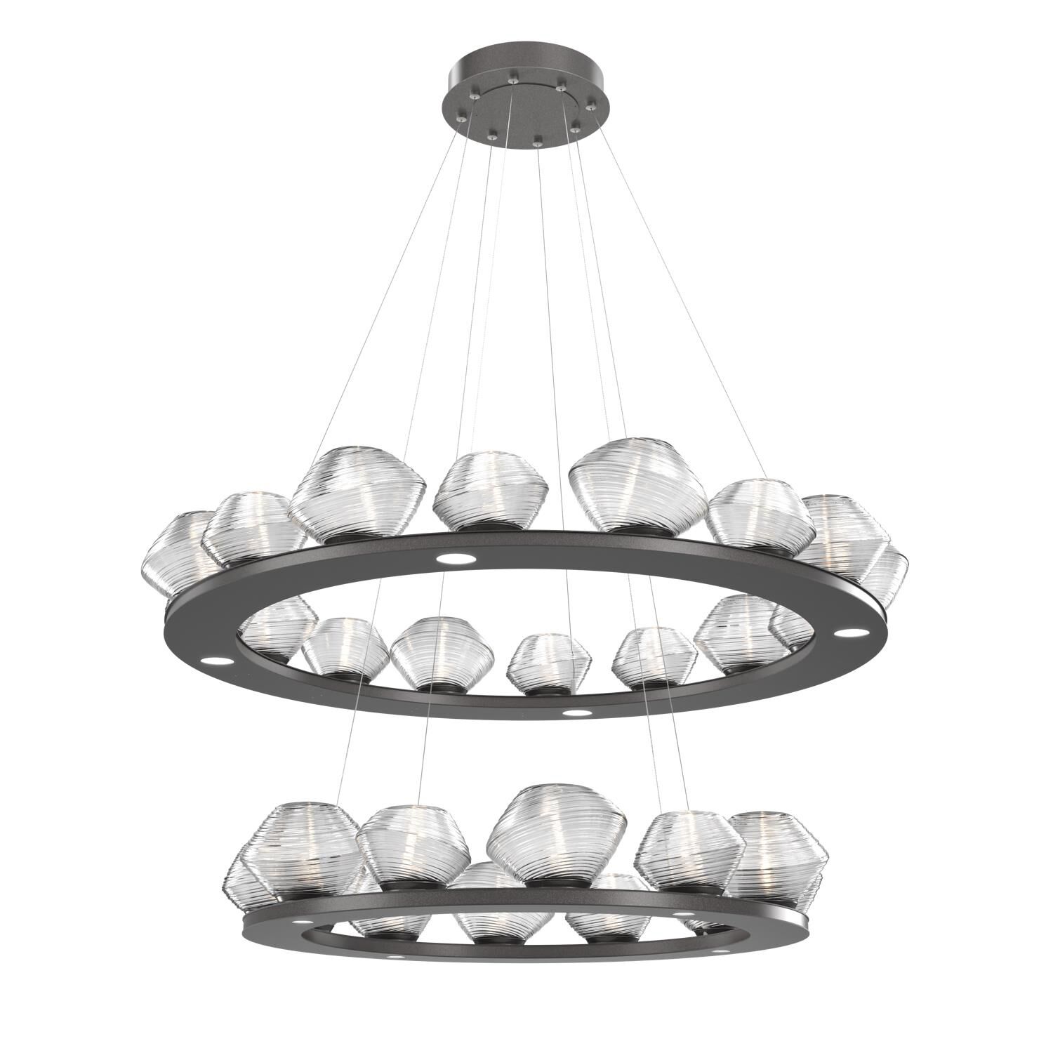 Mesa 48 Inch 28 Light LED Chandelier by Hammerton Studio