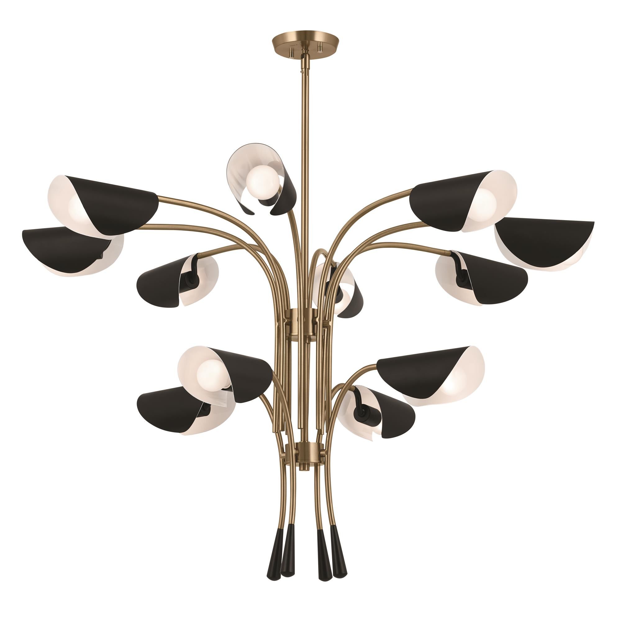 Arcus 46 Inch 12 Light Chandelier by Kichler Lighting
