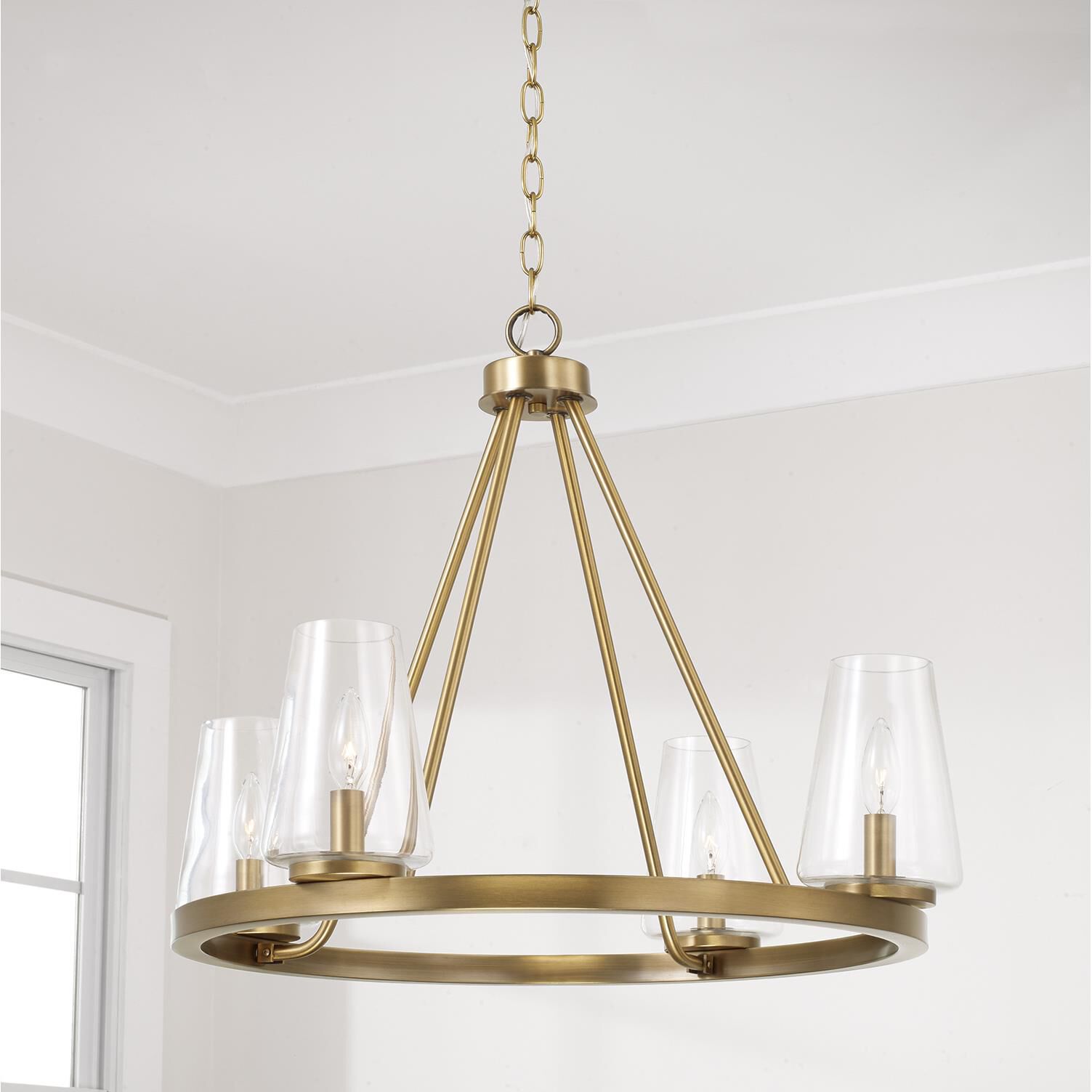 Aaron 28 Inch Chandelier by Homeplace by Capital Lighting Fixture Company