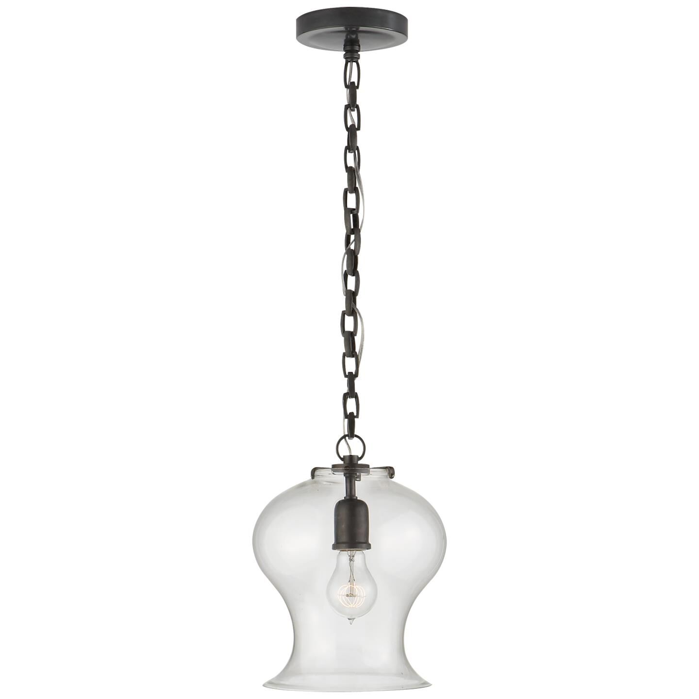 Visual Comfort Signature Collection Thomas O'Brien Katie 8 Inch Mini Pendant