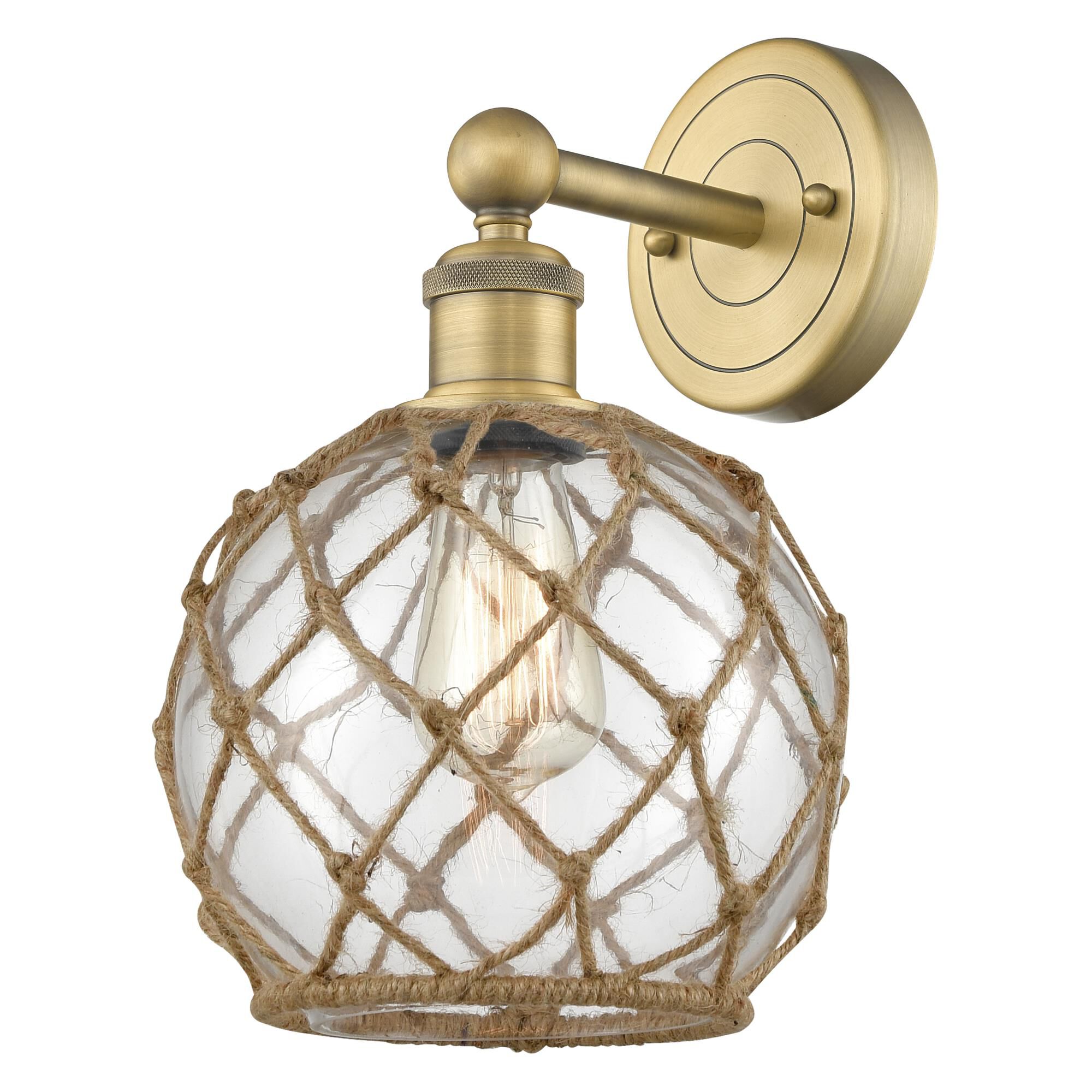 Bruno Marashlian Farmhouse Rope 12 Inch Wall Sconce by Innovations Lighting