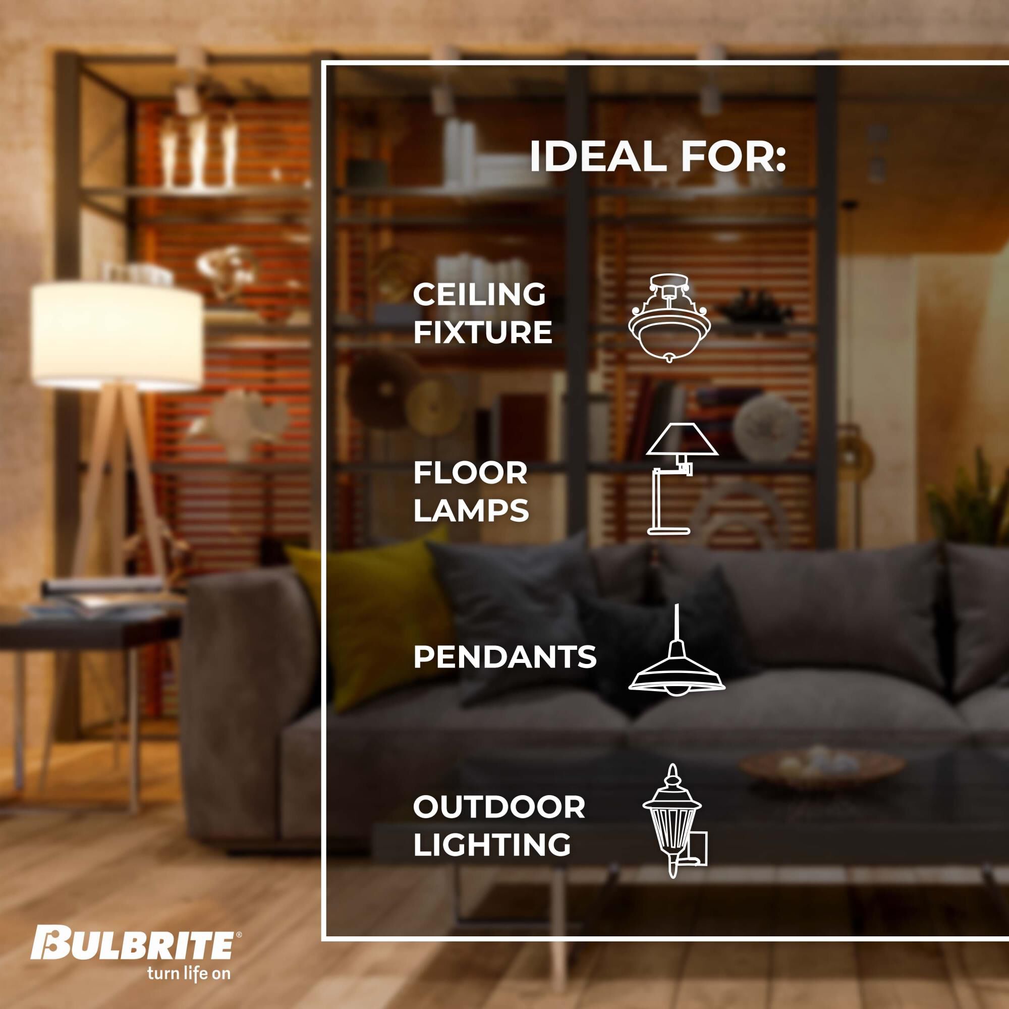 4 Watt 2200K LED Light Bulb by Bulbrite