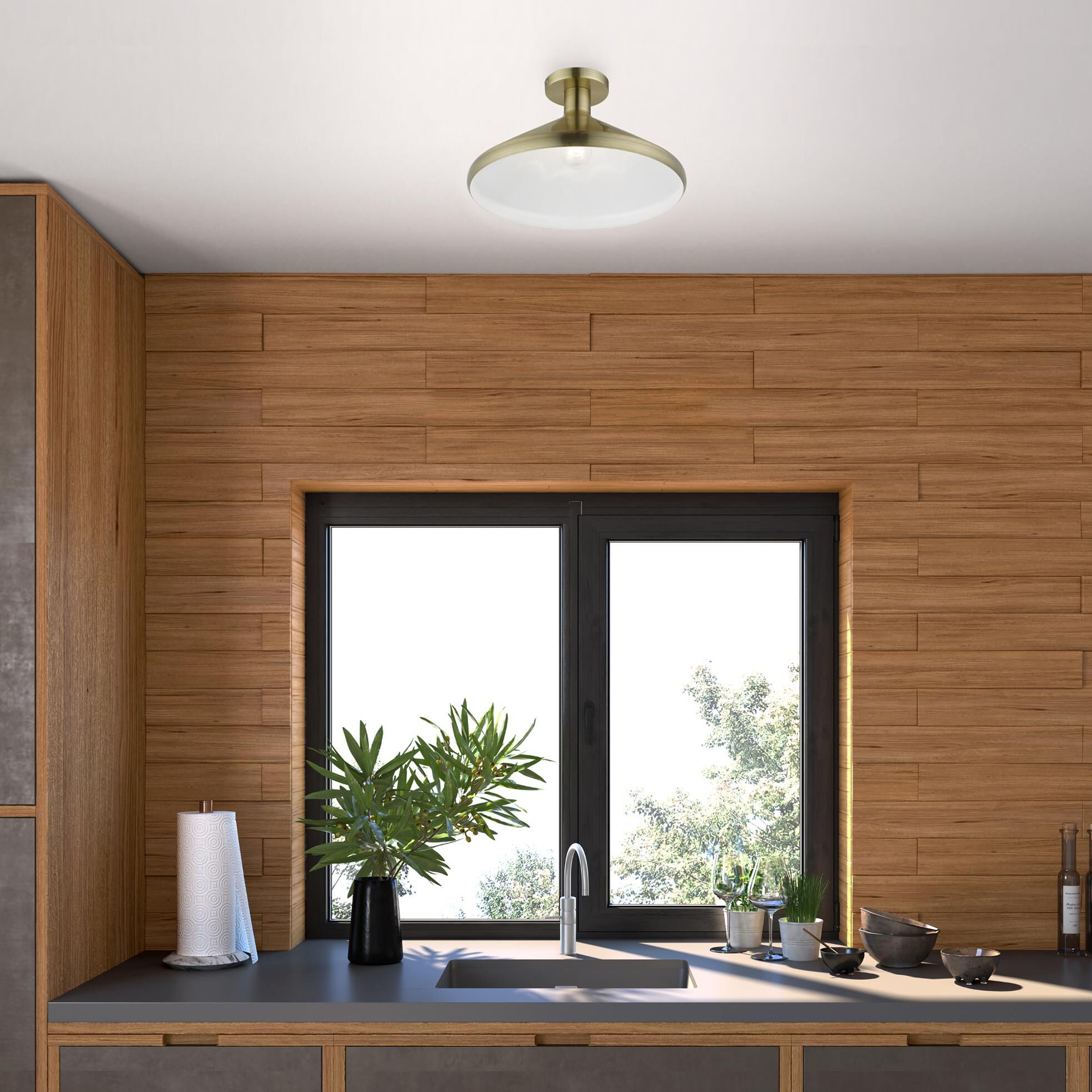 Geneva Semi Flush Mount by Livex Lighting