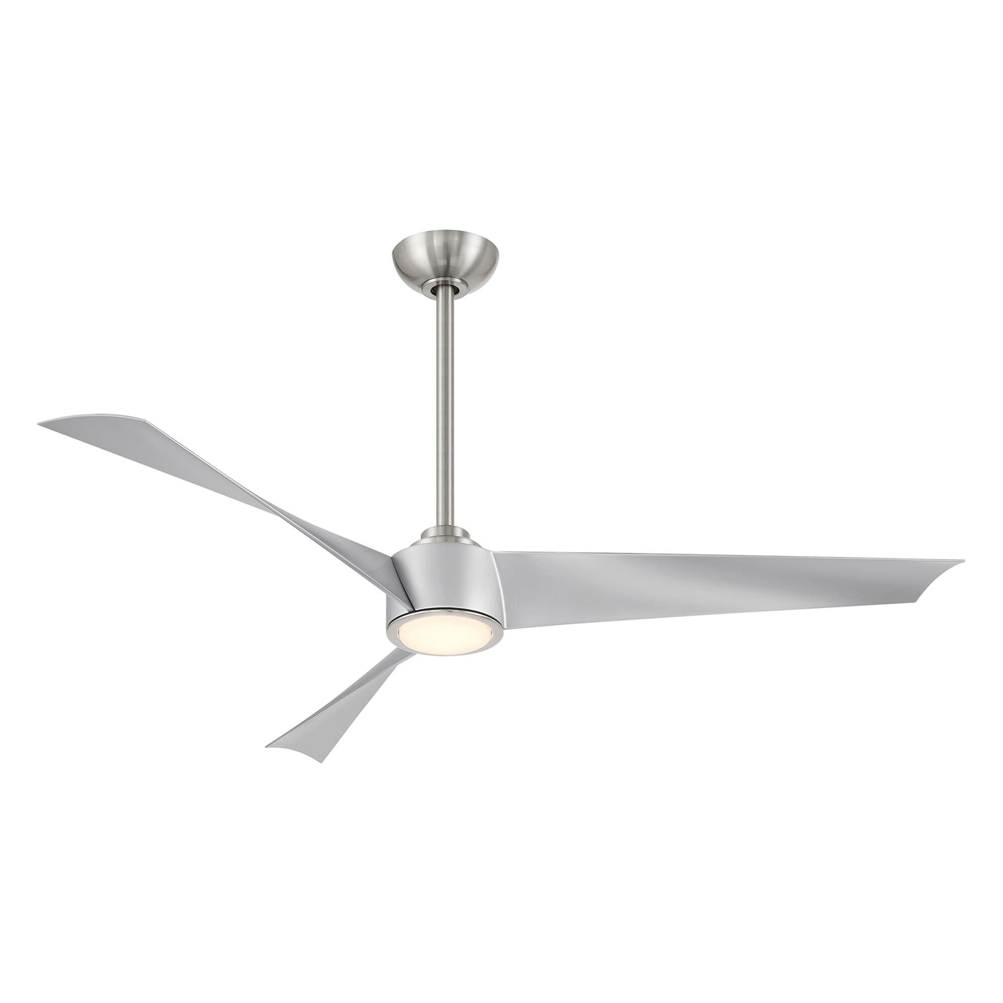 Shown in Brushed Nickel with Silver finish and White Etched PC Lens glass