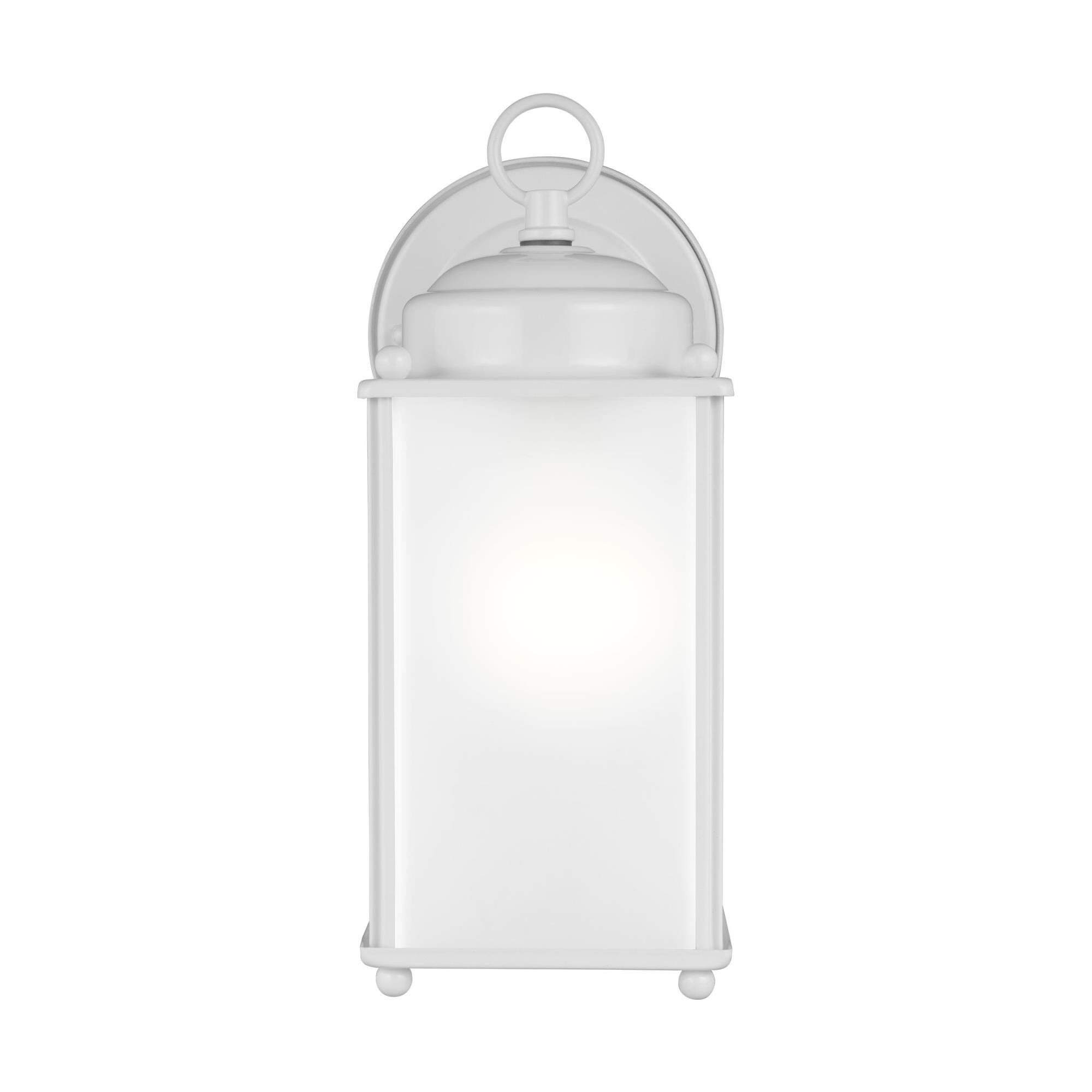 Shown in White finish and Satin Etched glass