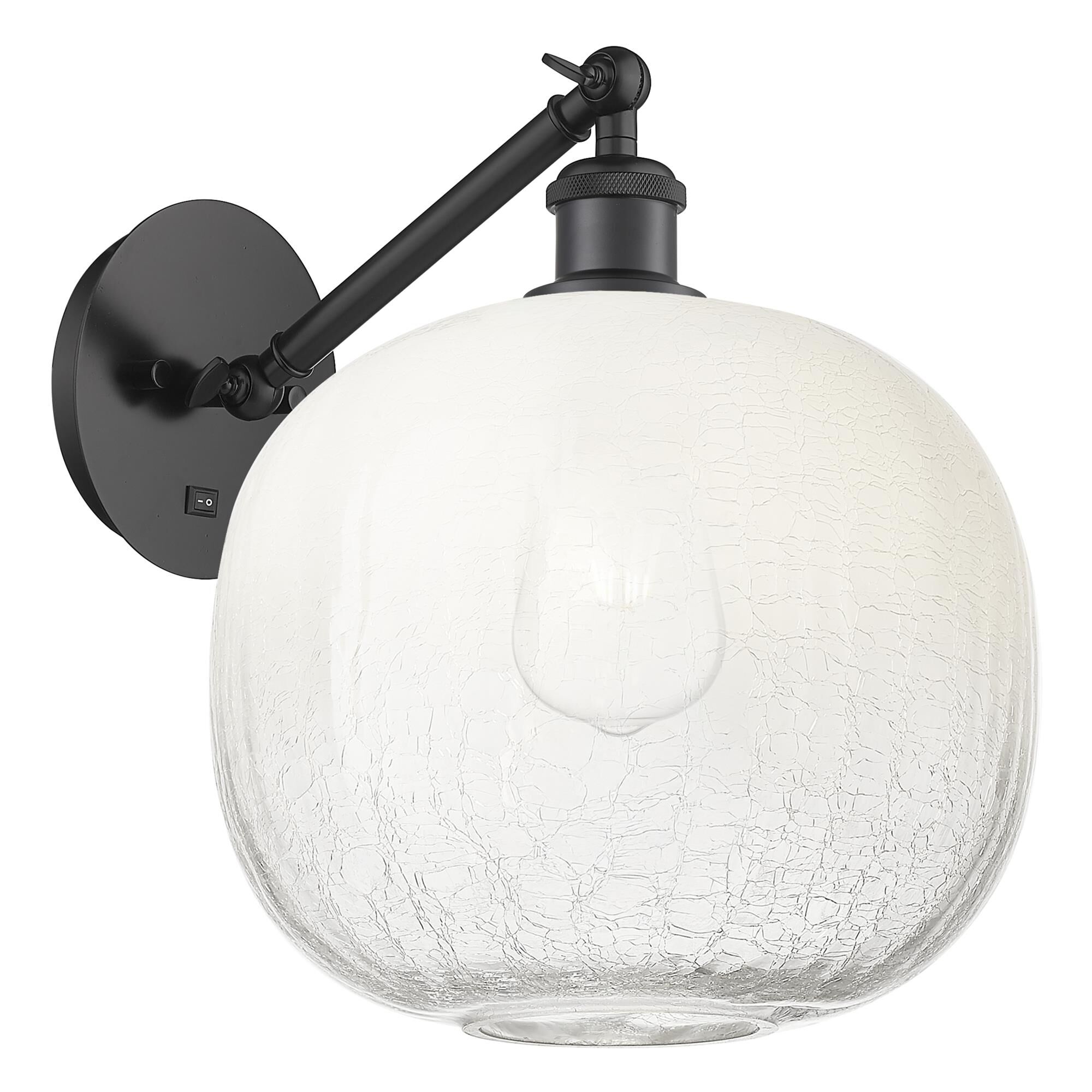 Shown in Matte Black finish and Opal glass