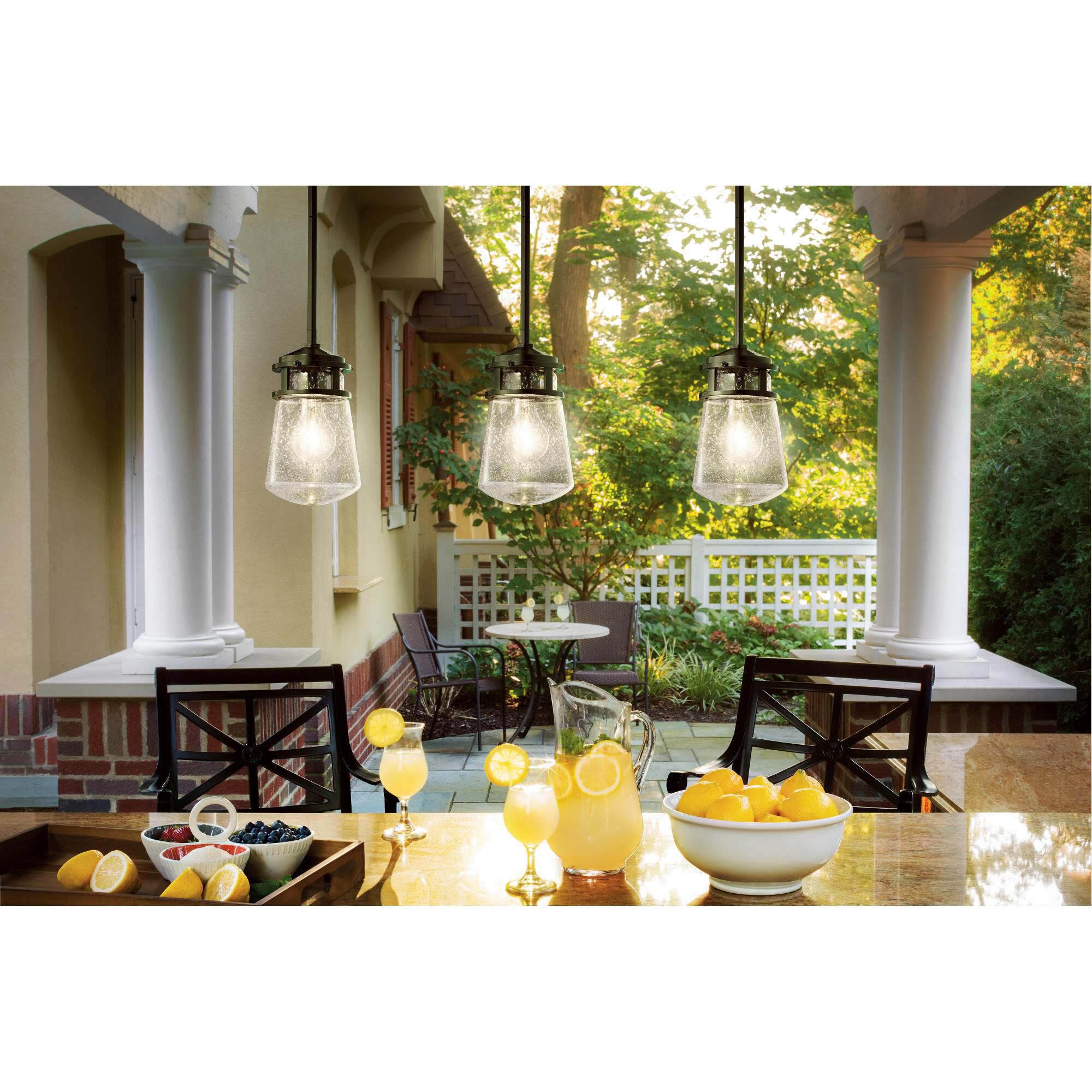 Lyndon 9 Inch Tall 1 Light Outdoor Hanging Lantern by Kichler Lighting