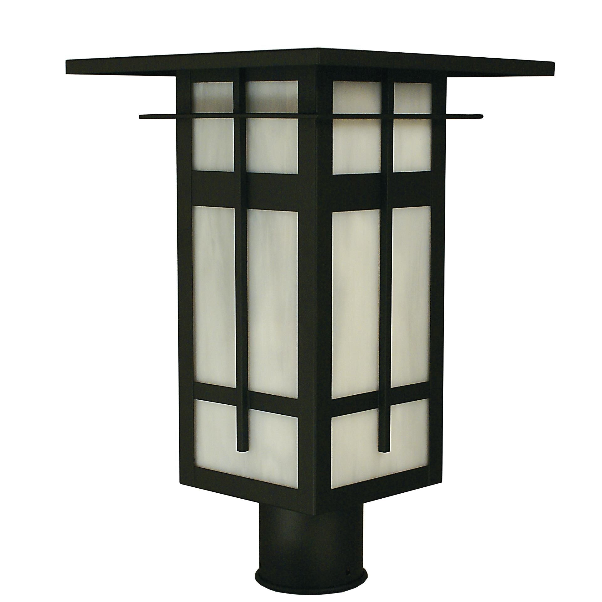 Arroyo Craftsman Finsbury 12 Inch Tall Outdoor Post Lamp