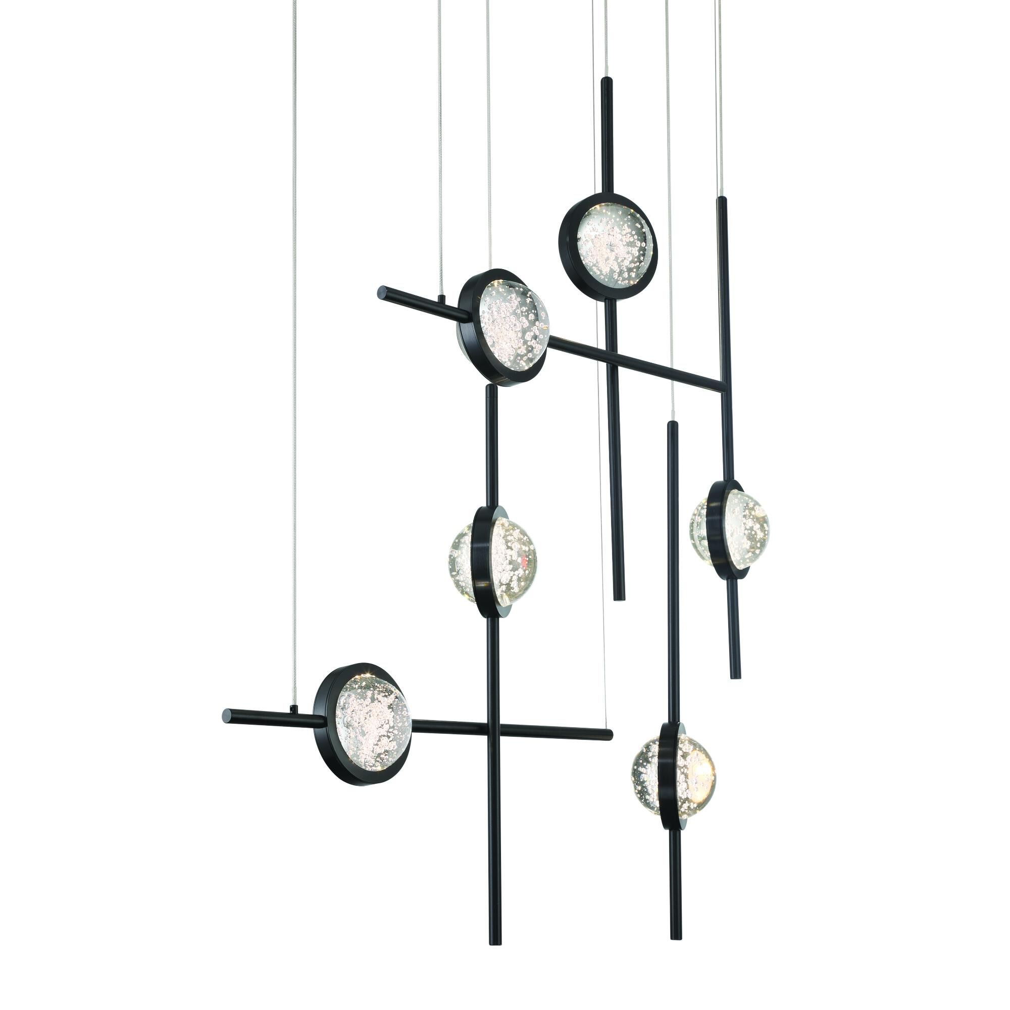 Shown in Black finish and Clear  glass