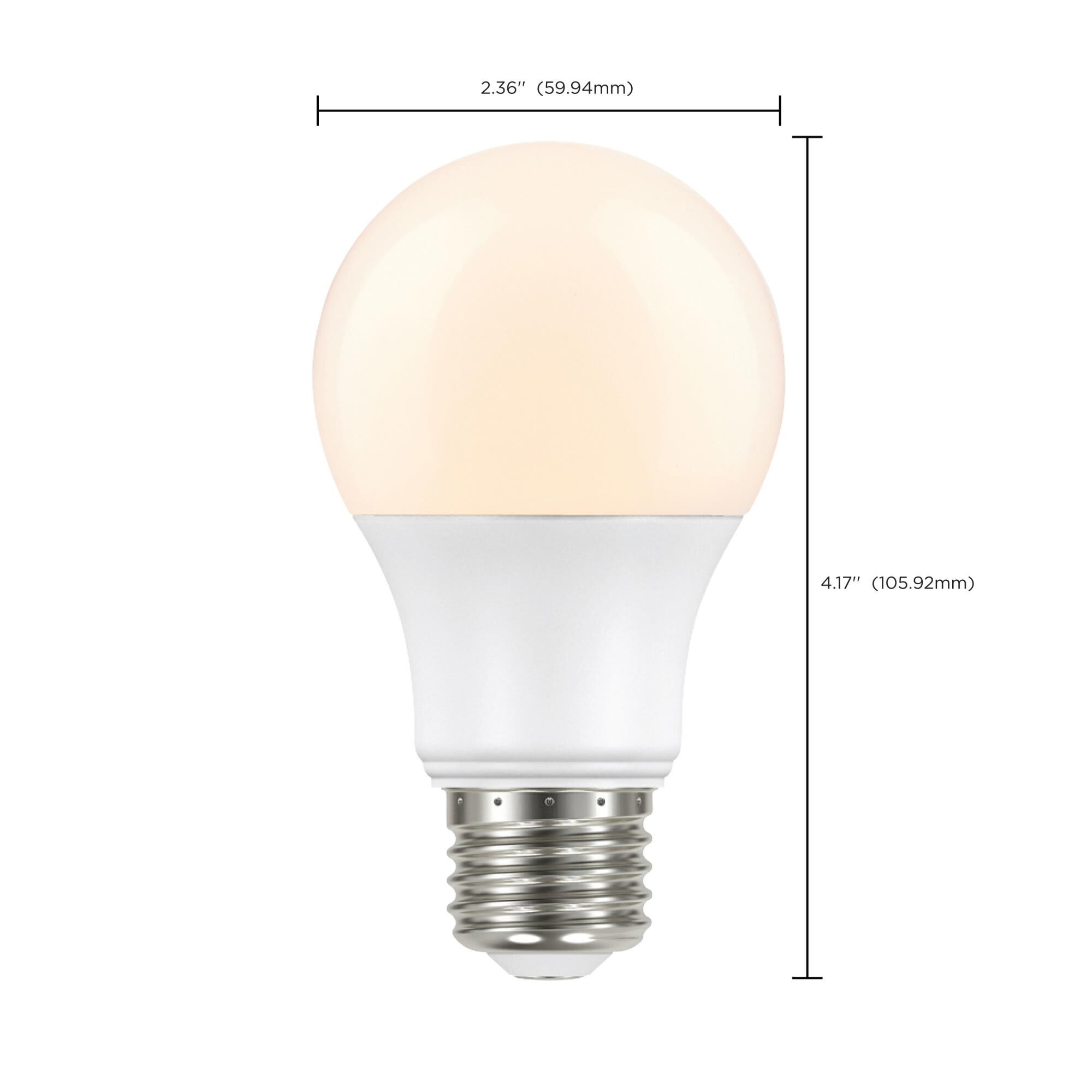 8 Watt 2700K A19 LED Light Bulb by Satco