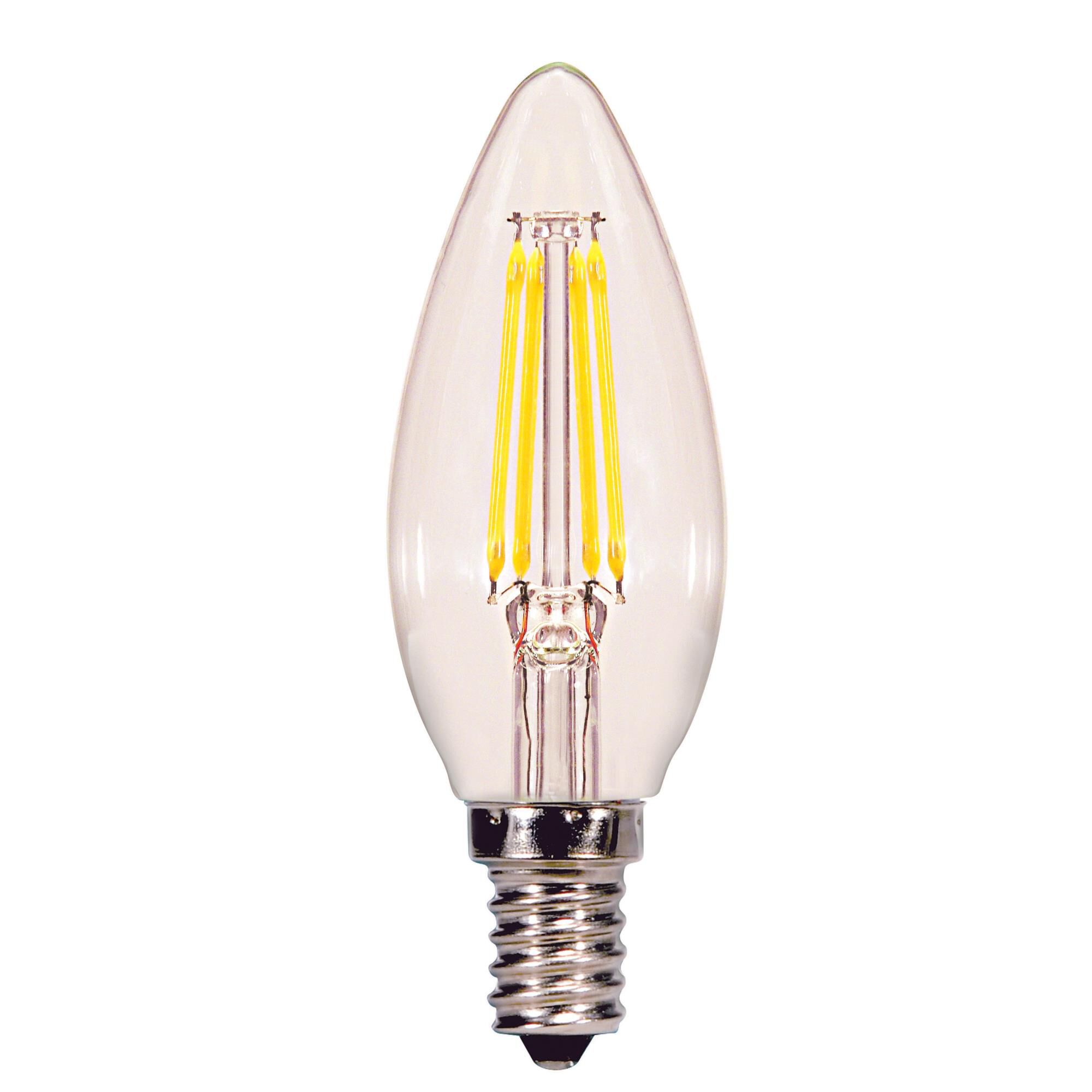 Dimmable 4.5 Watt 2700K B10 LED Light Bulb,