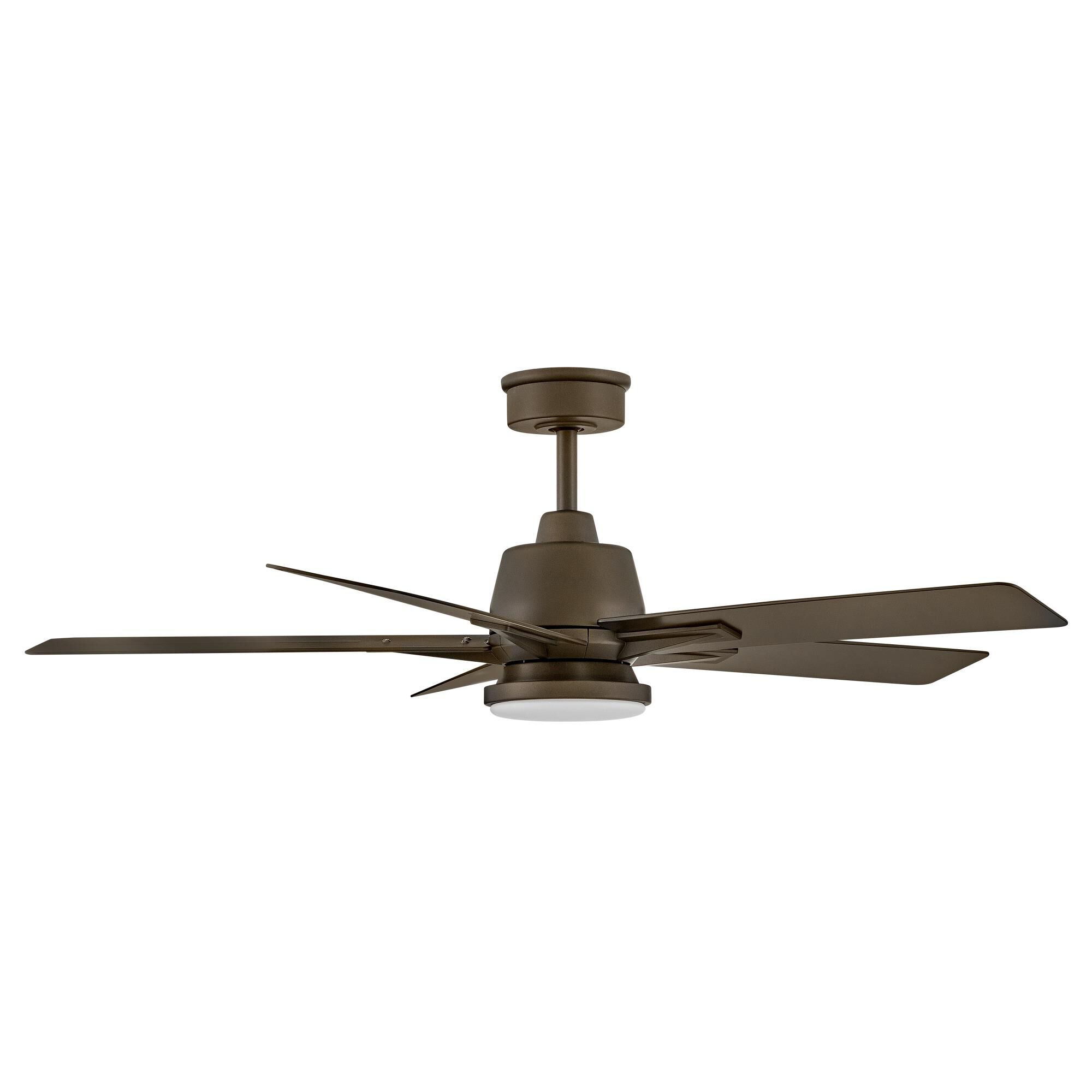 Shown in Metallic Matte Bronze finish and White Frosted glass