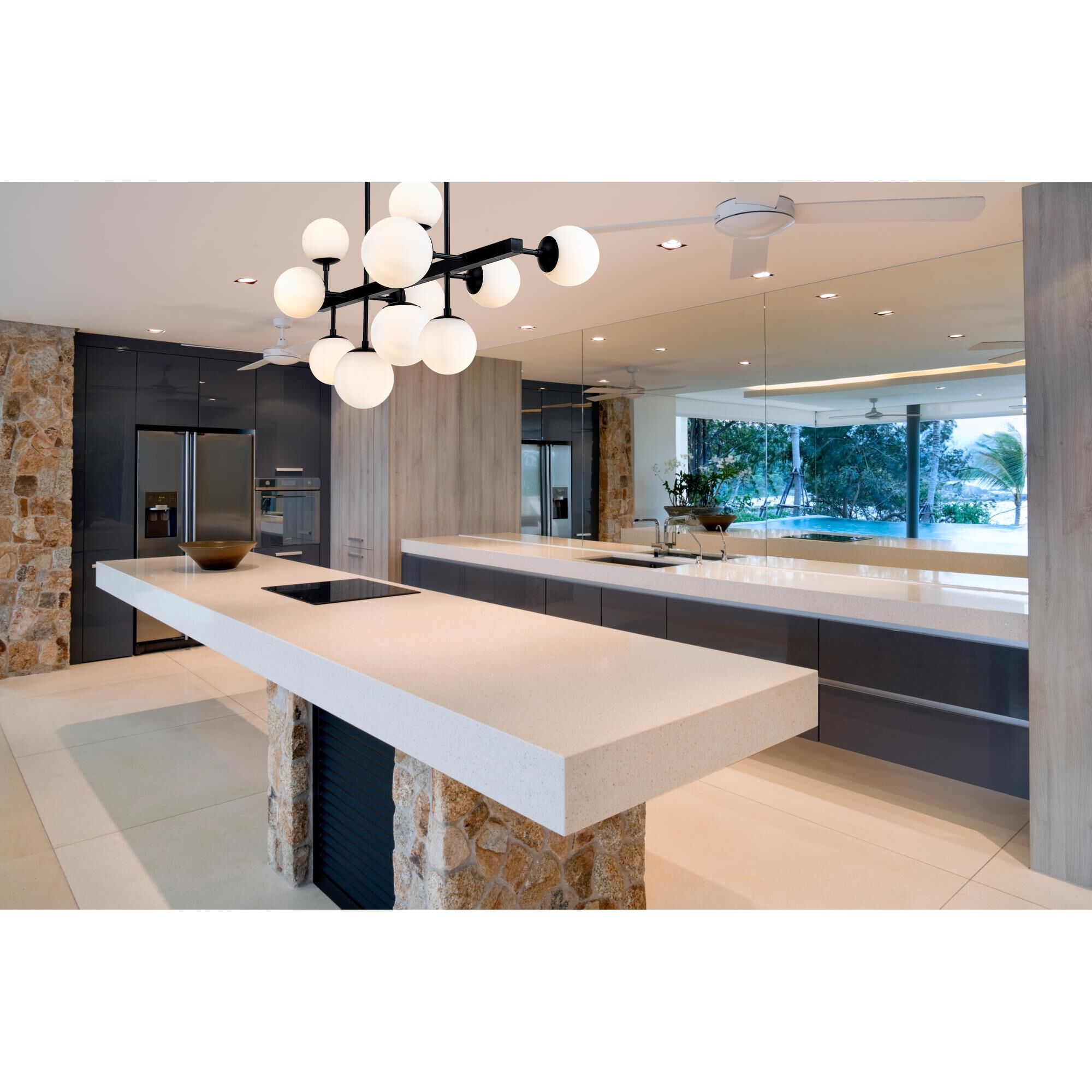 Midnetic 38 Inch 11 Light Linear Suspension Light by Z-Lite