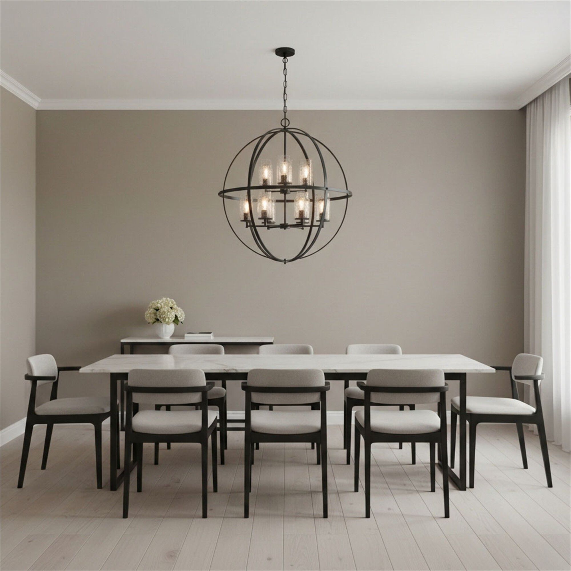 Alturas 32 Inch 9 Light Chandelier,