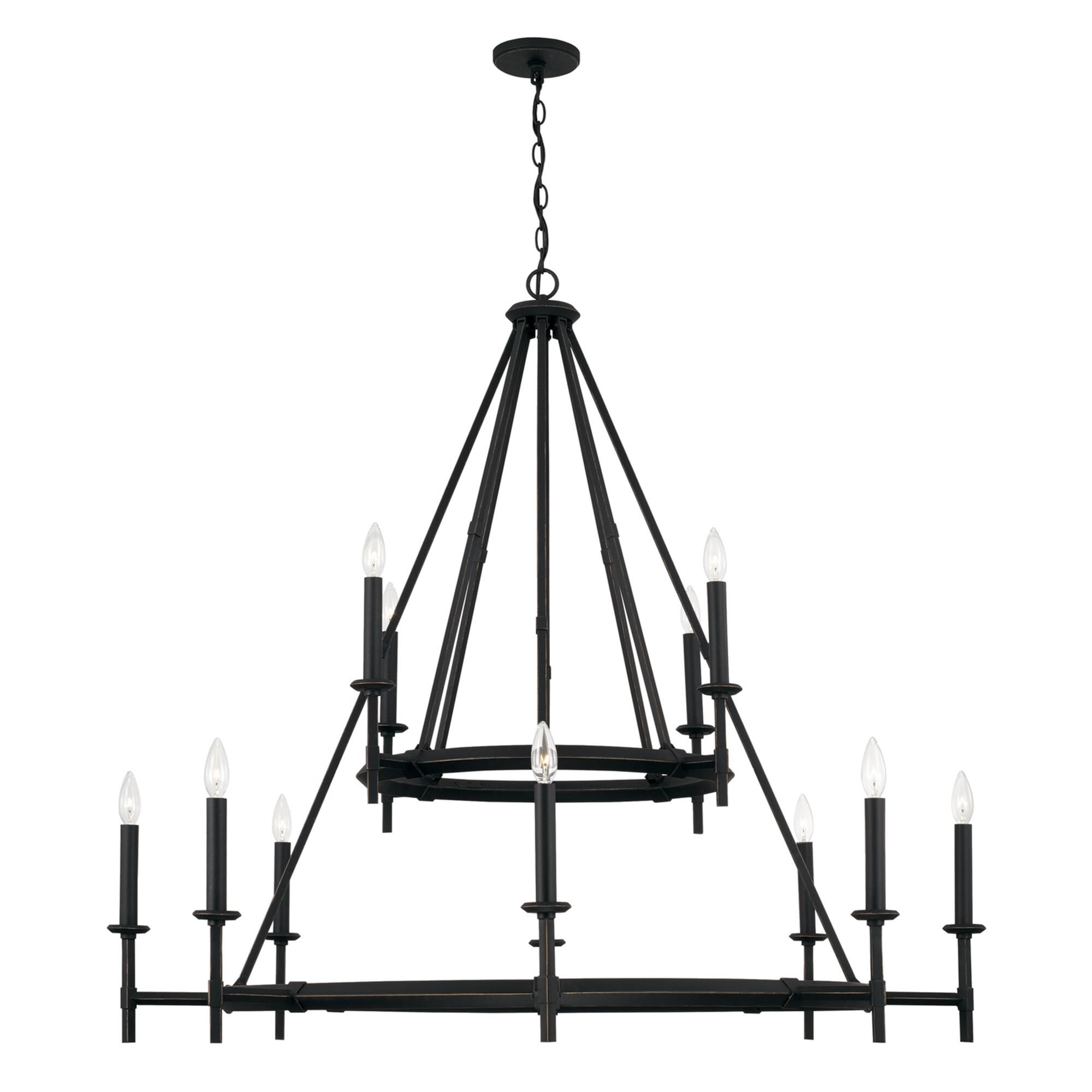 Shown in Brushed Black Iron finish