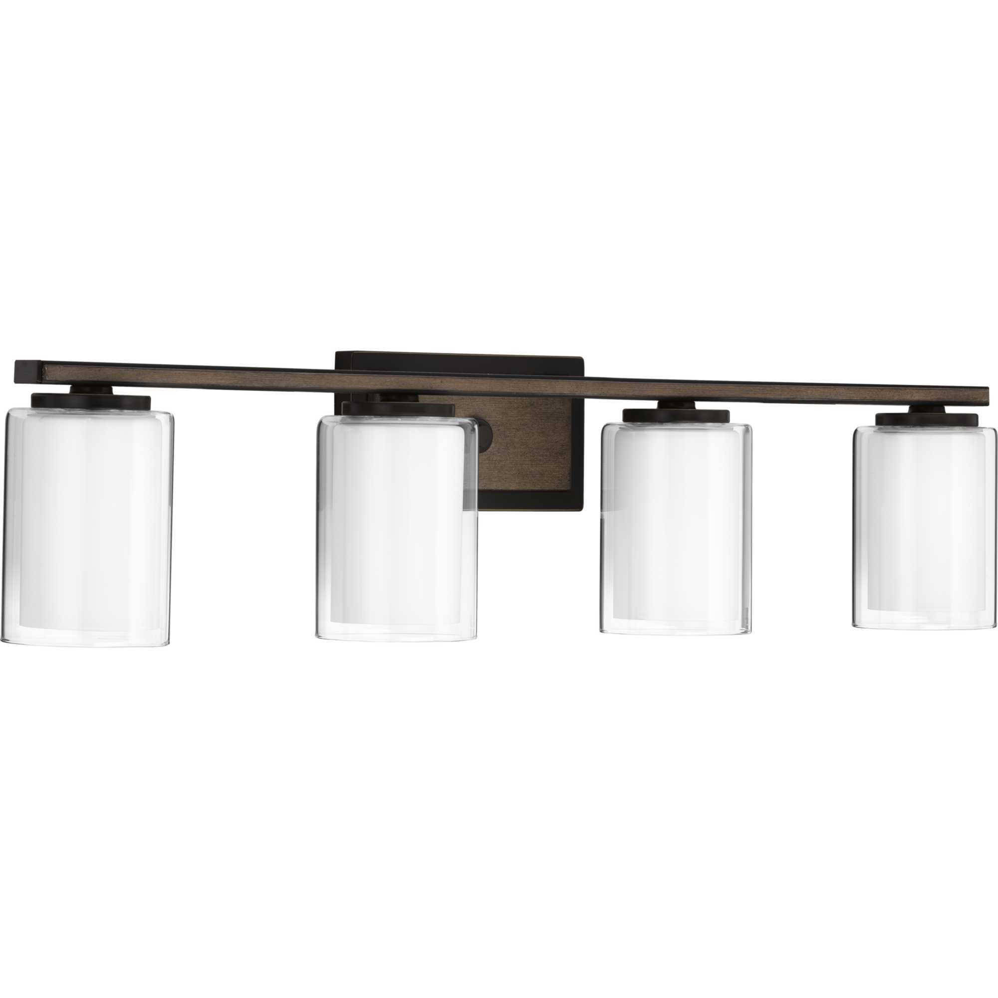 Mast 33 Inch 4 Light Bath Vanity Light by Progress Lighting