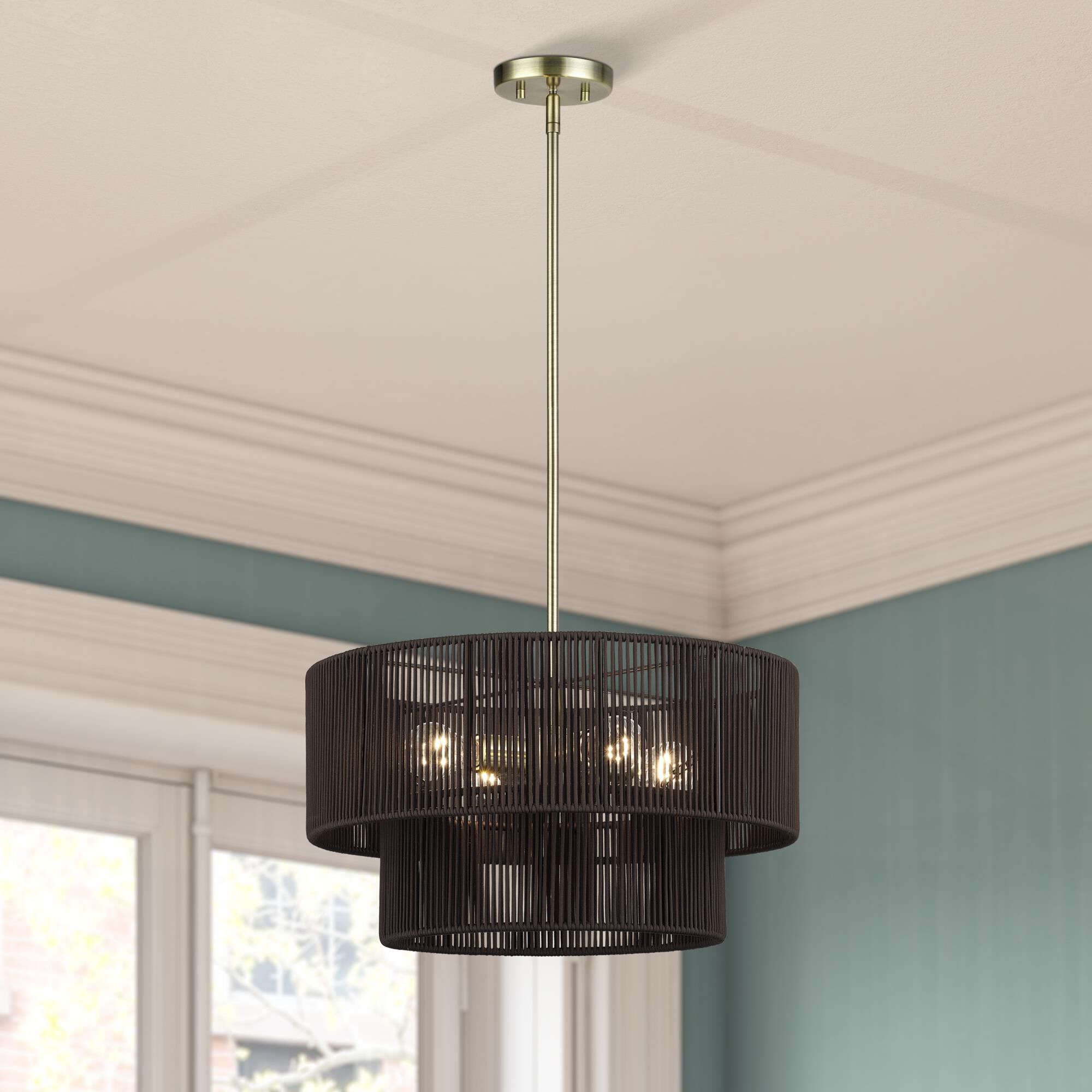 Acordia 20 Inch Large Pendant by Livex Lighting