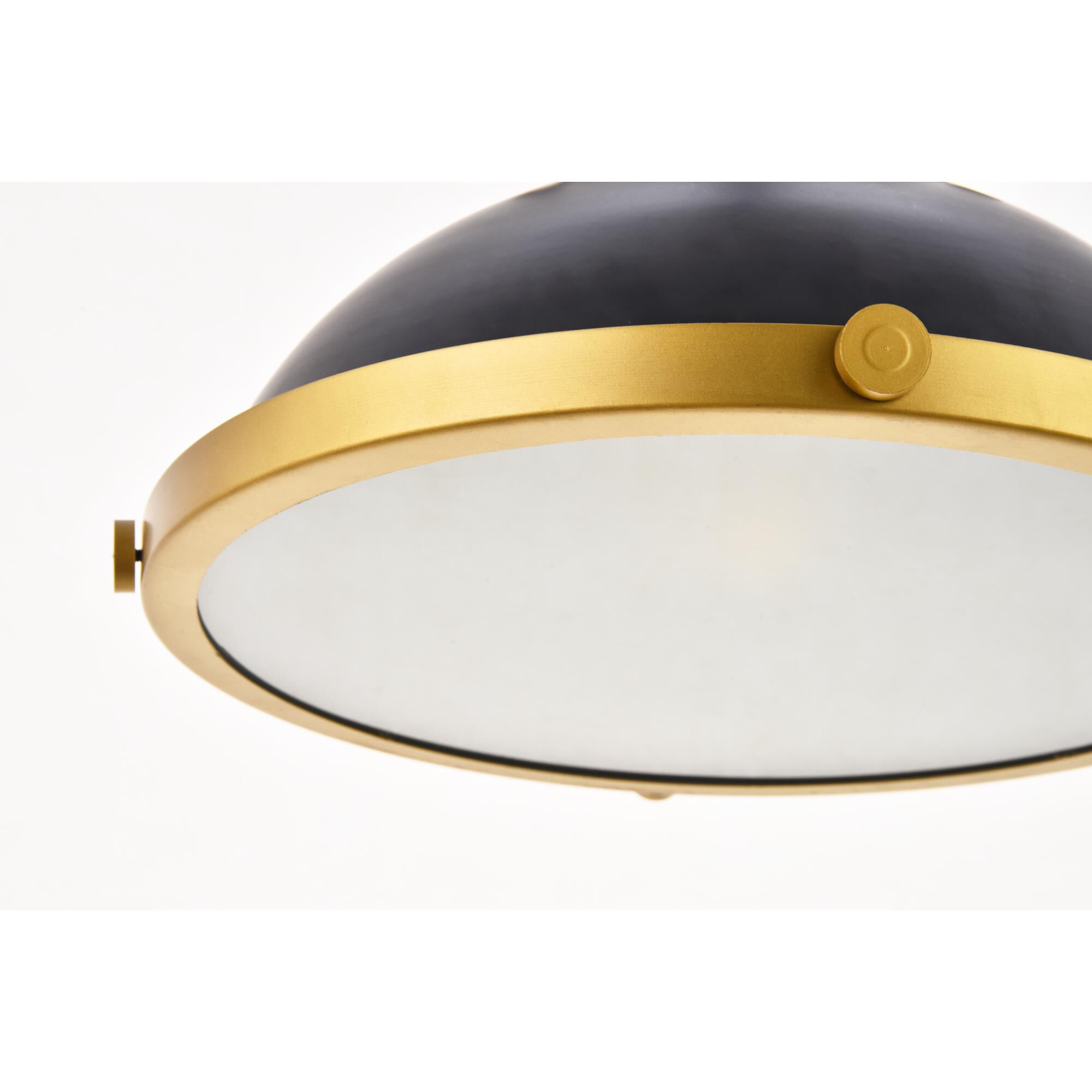 Shown in Matte Black finish and Black Iron shade