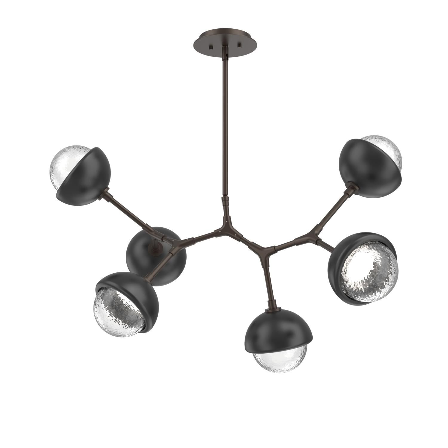 Levi Wilson Cabochon 31 Inch Linear Suspension Light by Hammerton Studio