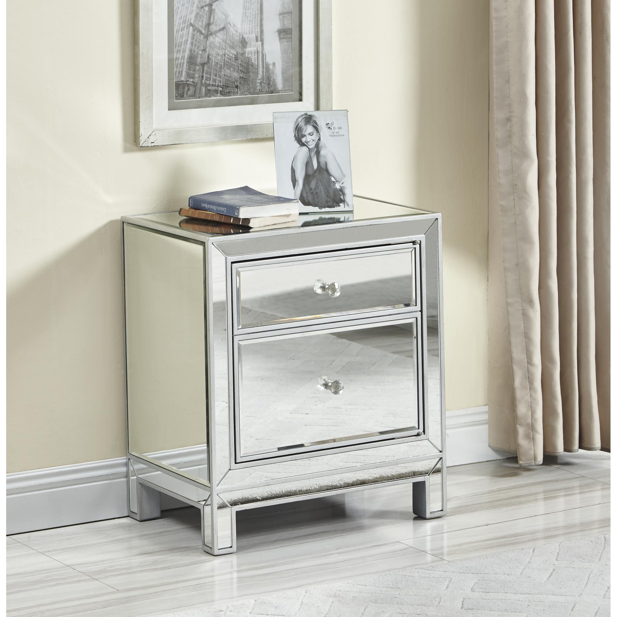 Reflexion Storage Cabinet by Elegant Decor