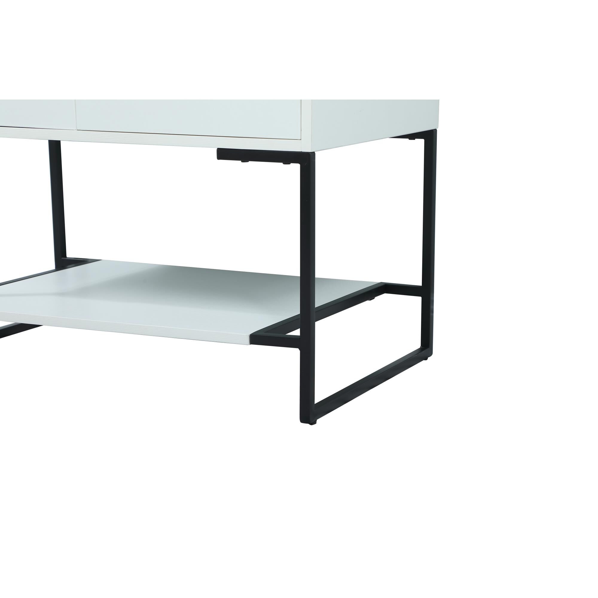 Shown in White finish