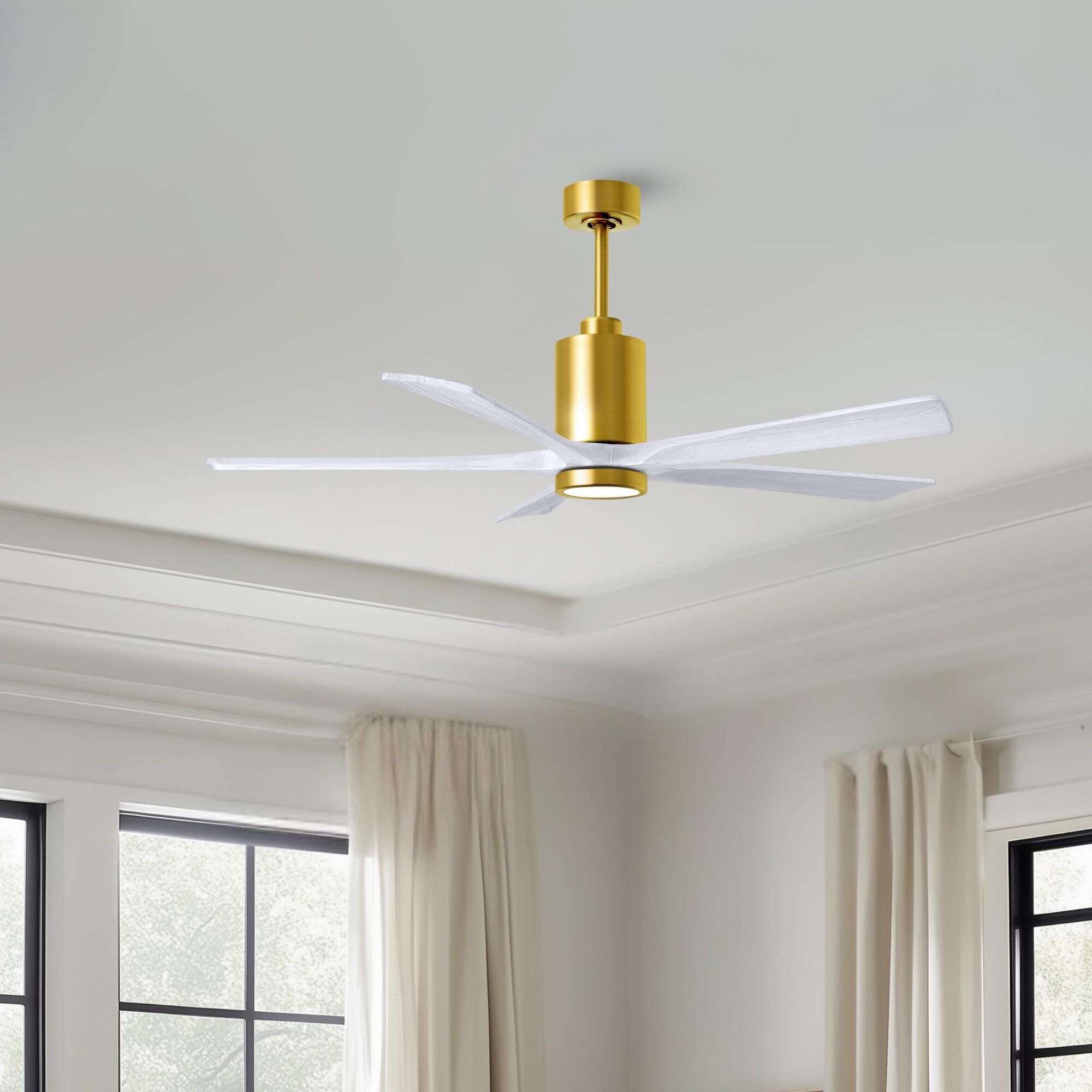 Shown in Brushed Brass finish