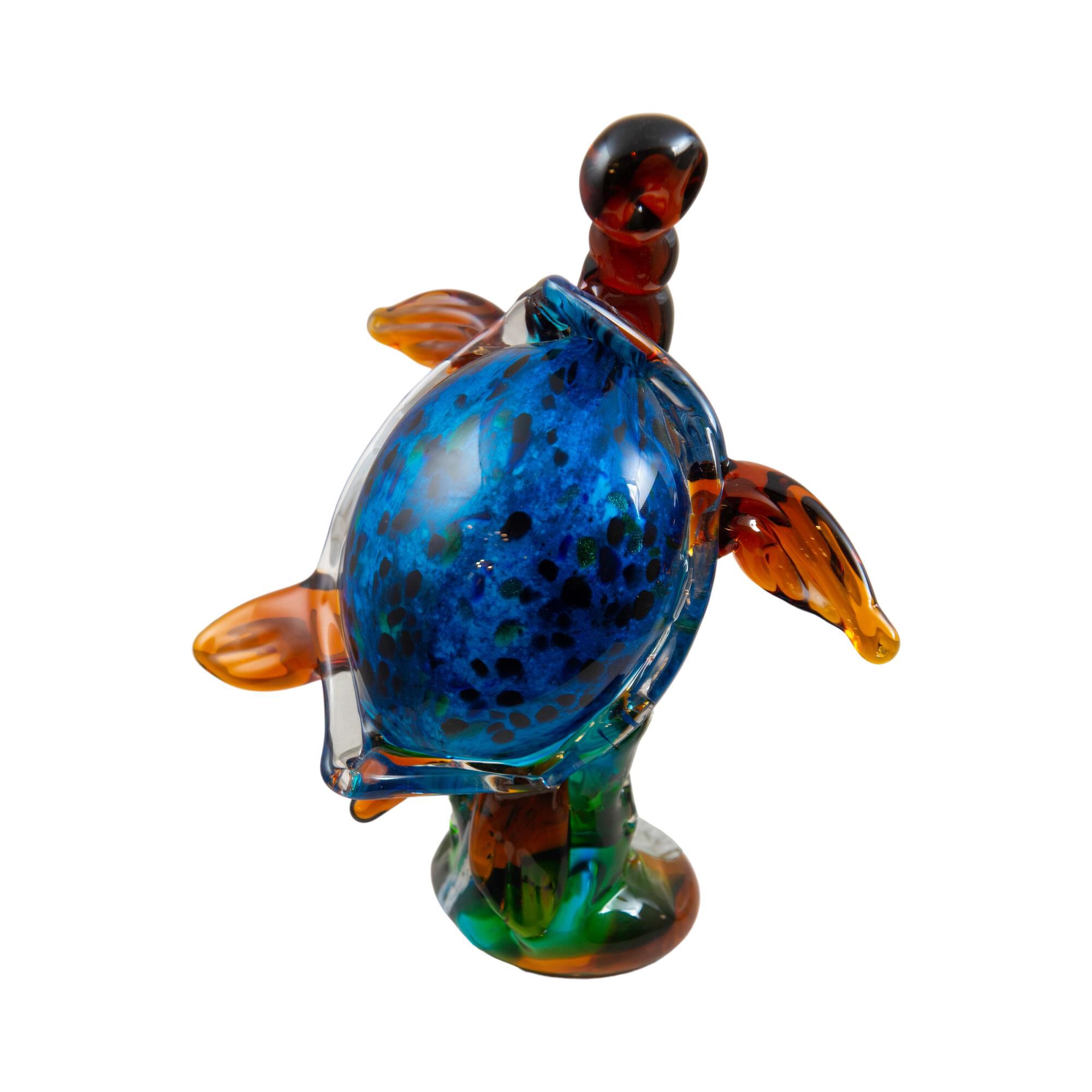Palos Turtle Handcrafted Art Glass Figurine Figurine by Dale Tiffany