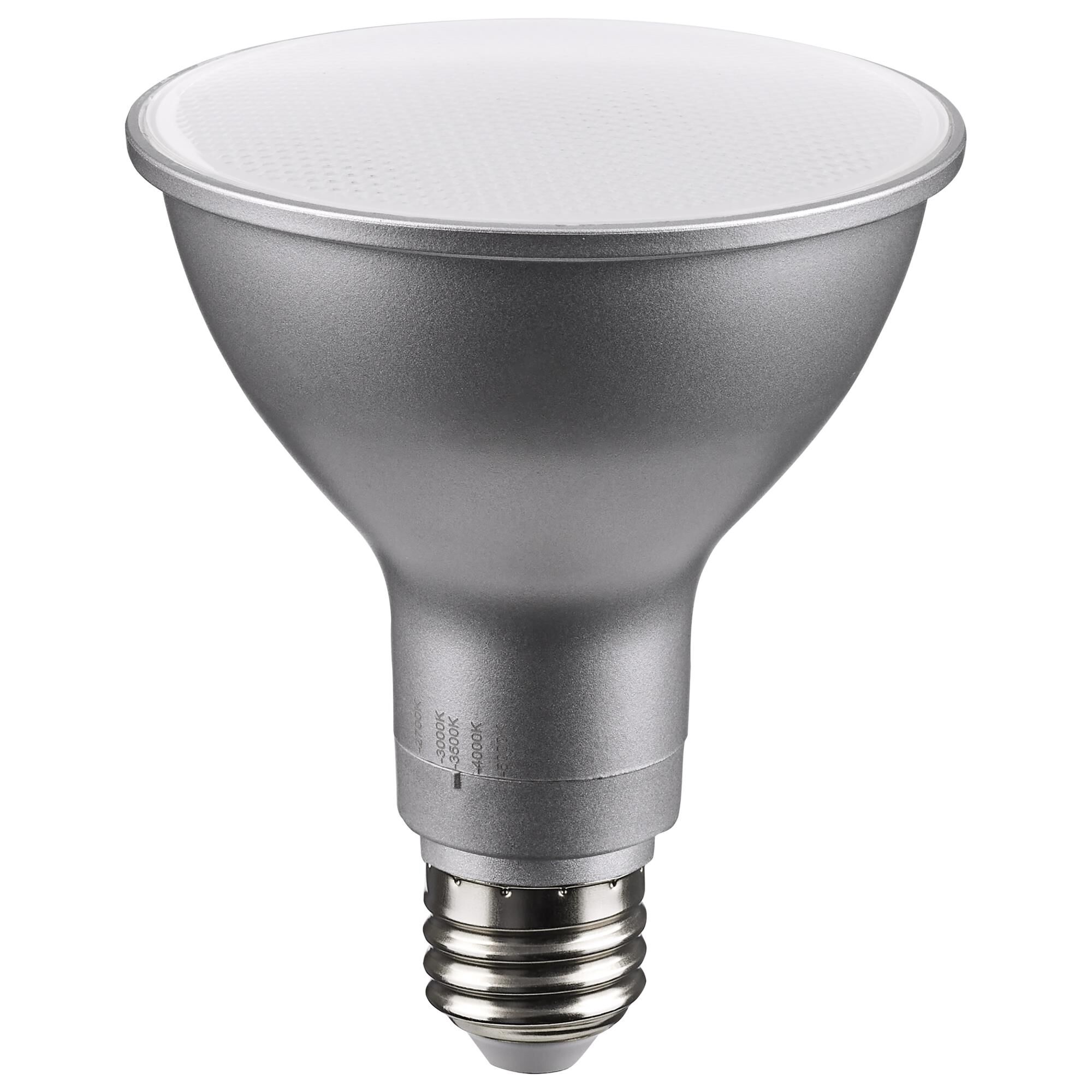Dimmable 11 Watt 2700/3000/3500/4000/5000K PAR30LN LED Light Bulb by Satco