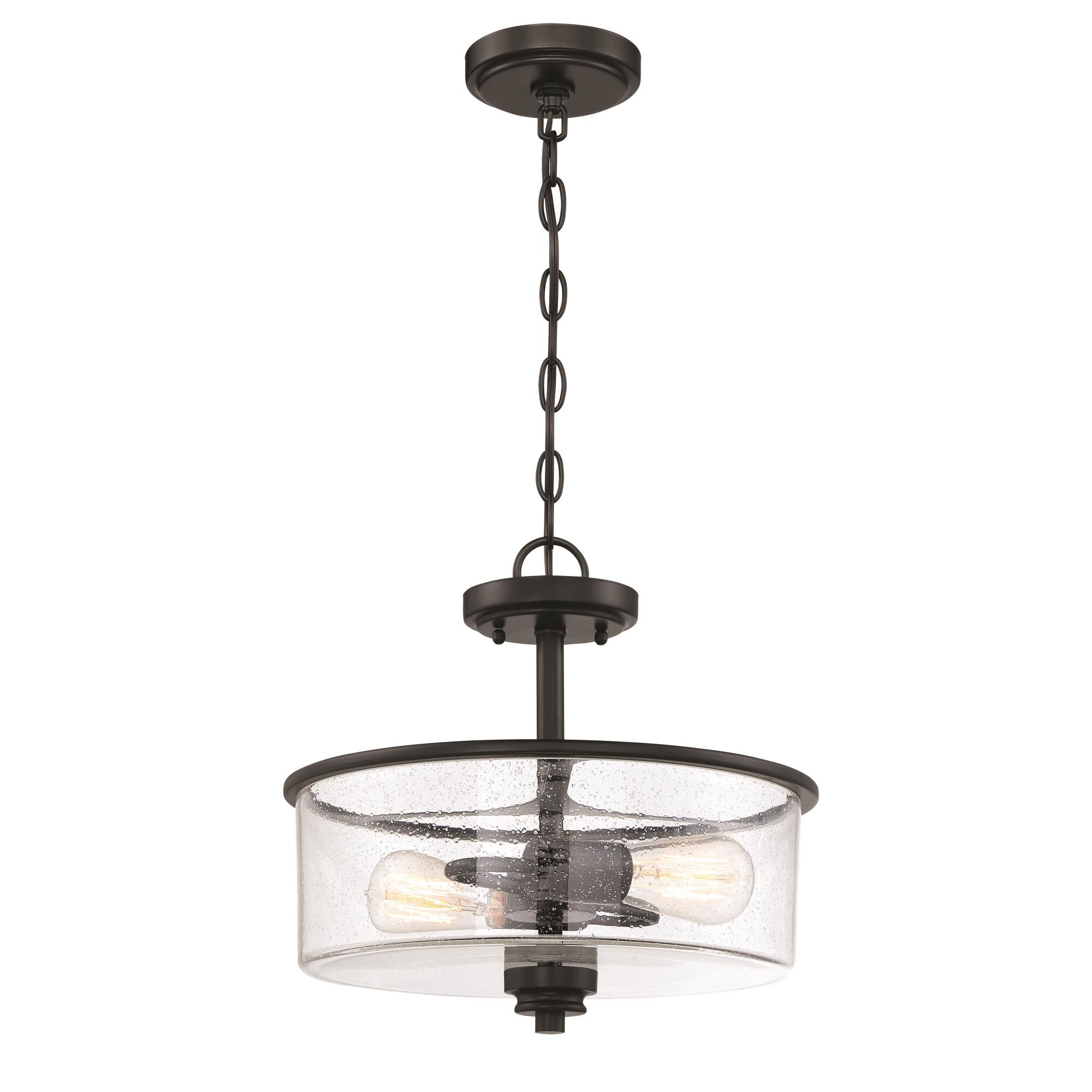 Bolden 13 Inch 2 Light Semi Flush Mount by Craftmade